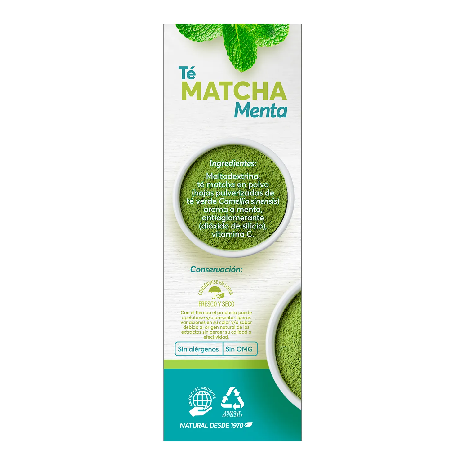 Te Verde Matcha Menta Manza-te