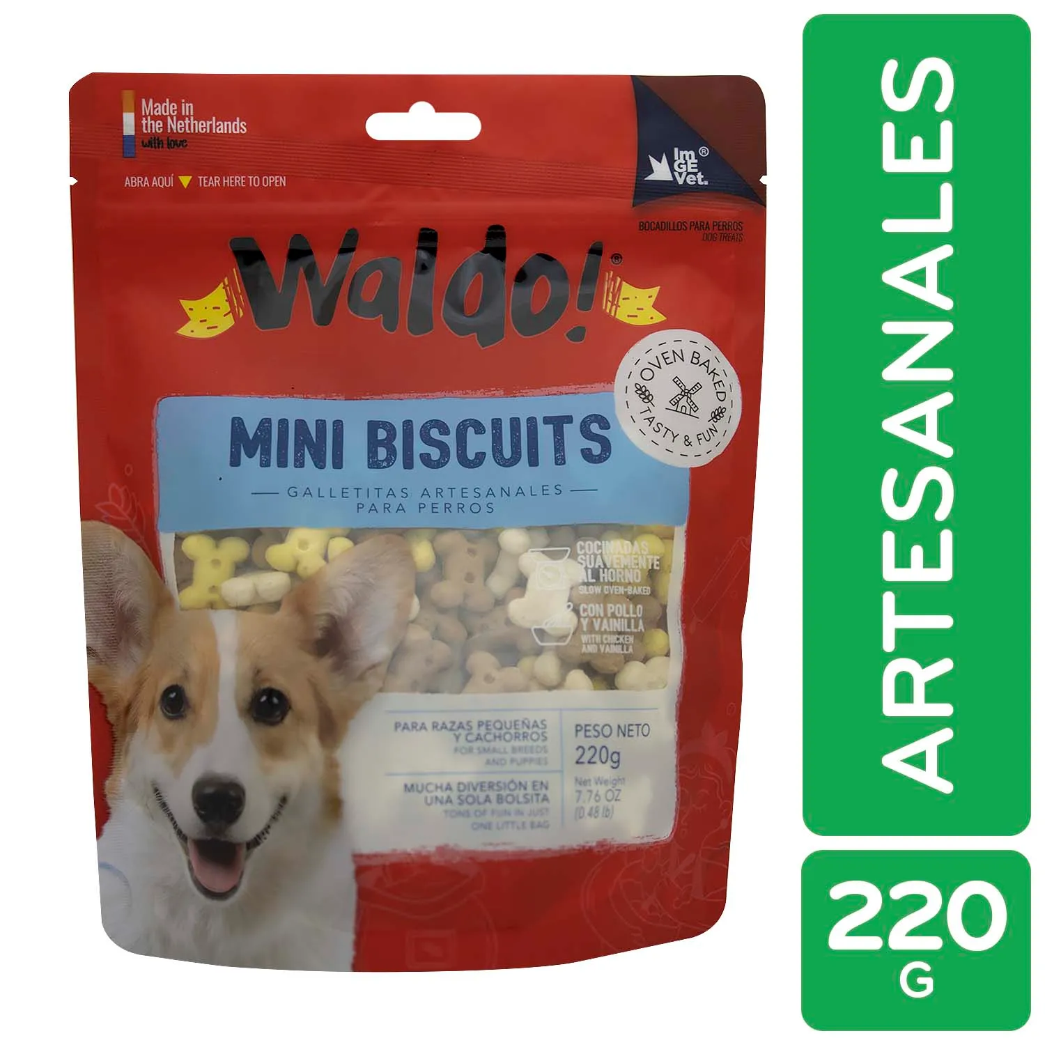 Mini Biscuits Razas Pequeñas Waldo