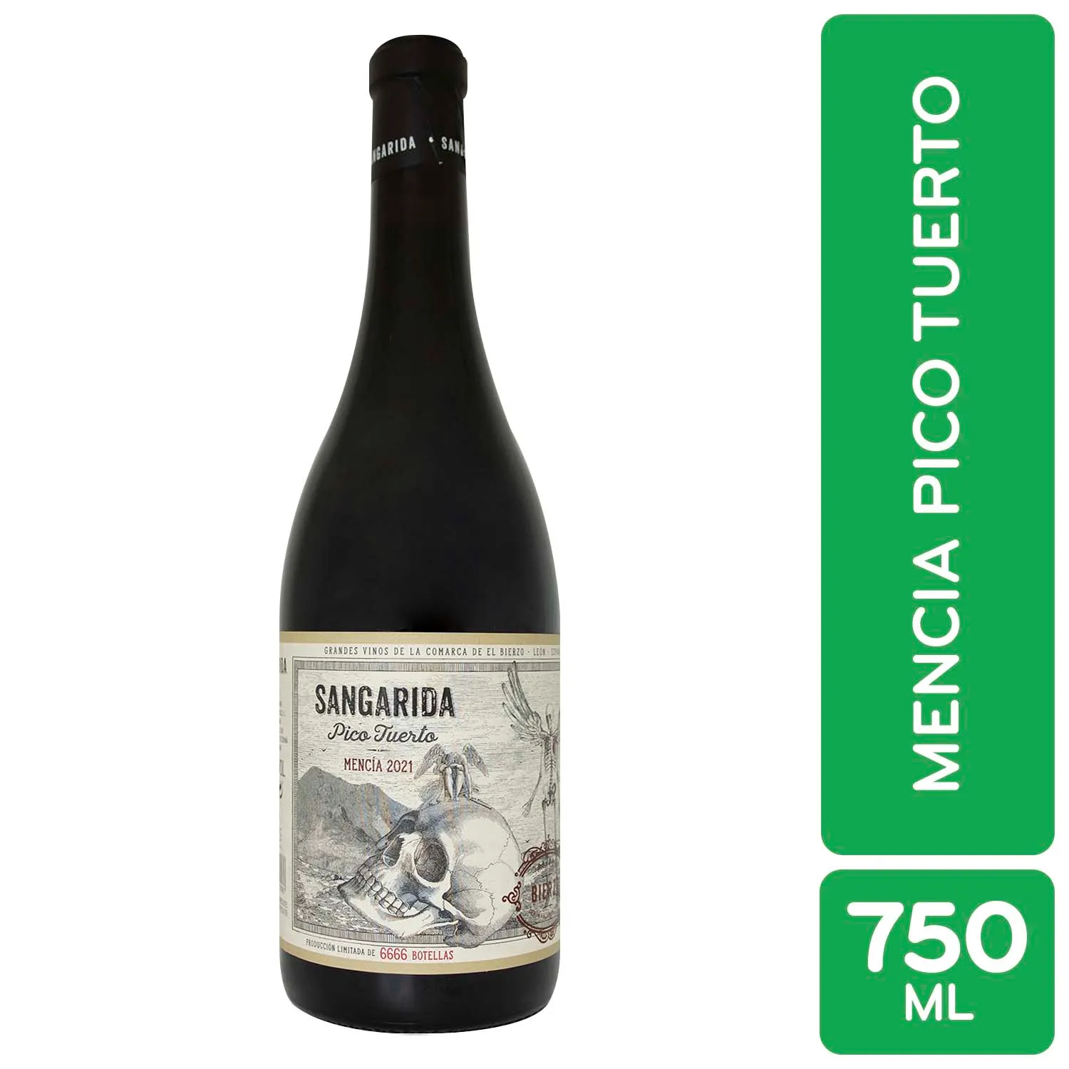 Vino Tinto España Mencía Pico Tuerto Sangarida