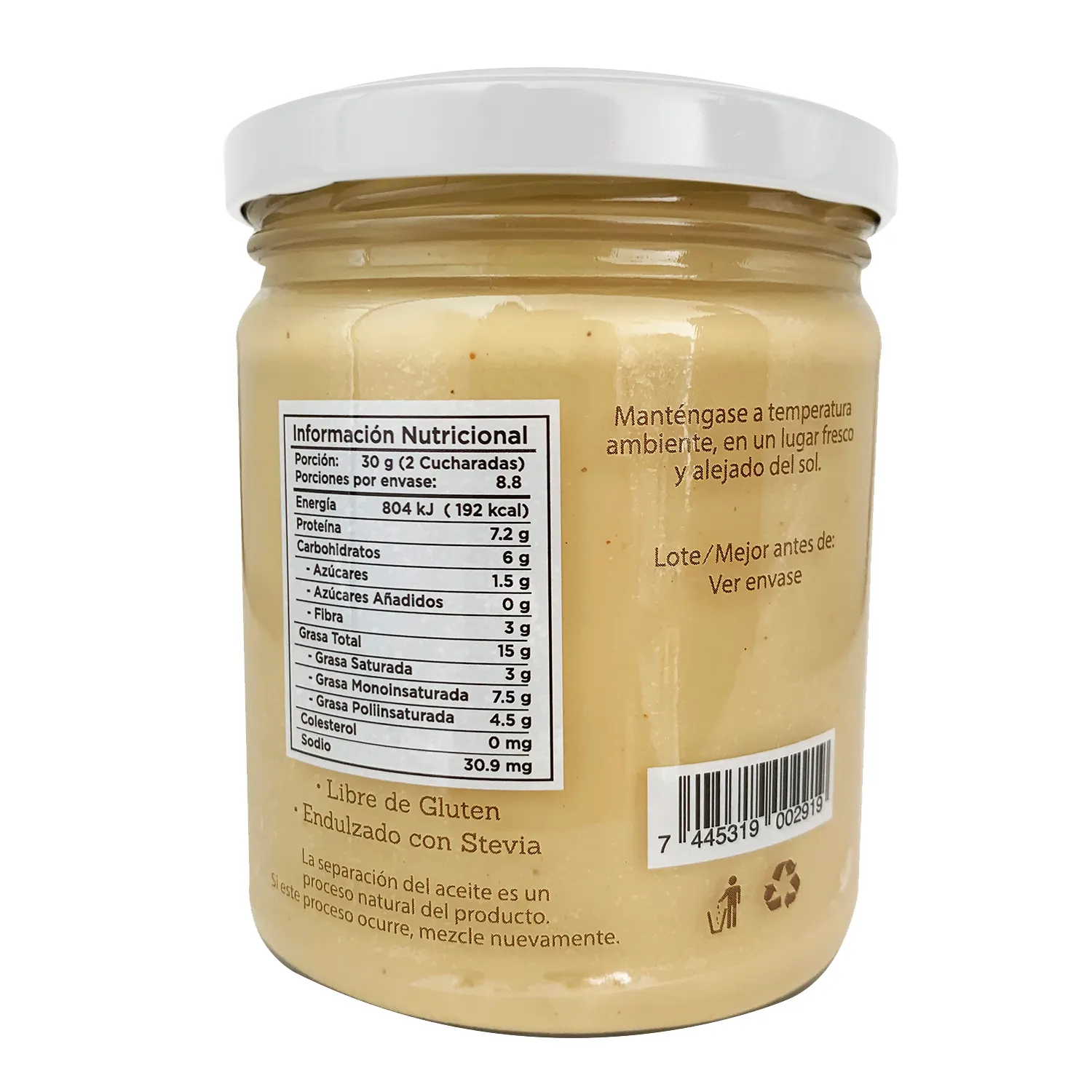 Mantequilla Mani Selección Auto Envase 265 G