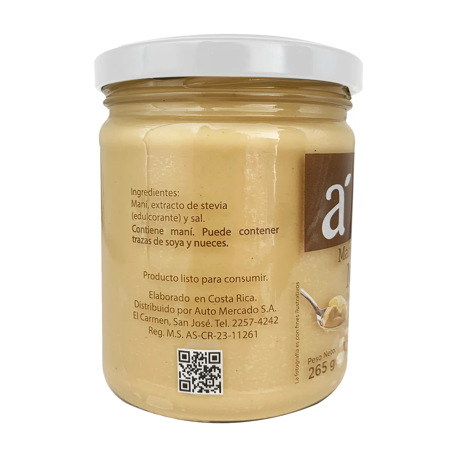 Mantequilla Mani Selección Auto Envase 265 G