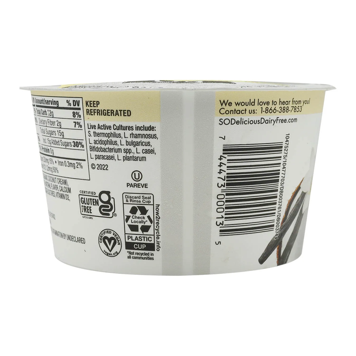 Sustituto Yogurt Coco Vainilla So Delicious