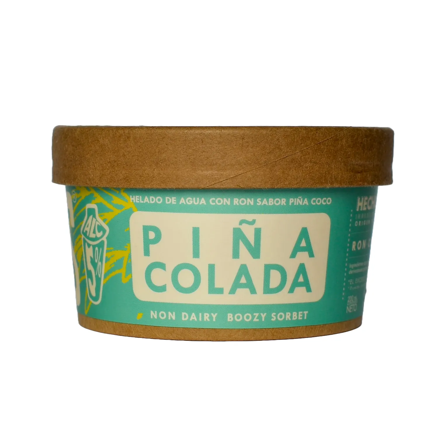 Helado Ron Piña Coco Mambos
