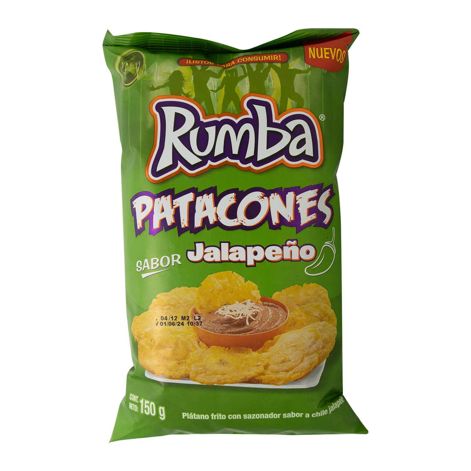 Platano Patacon Jalapeño Rumba Paquete 150 G