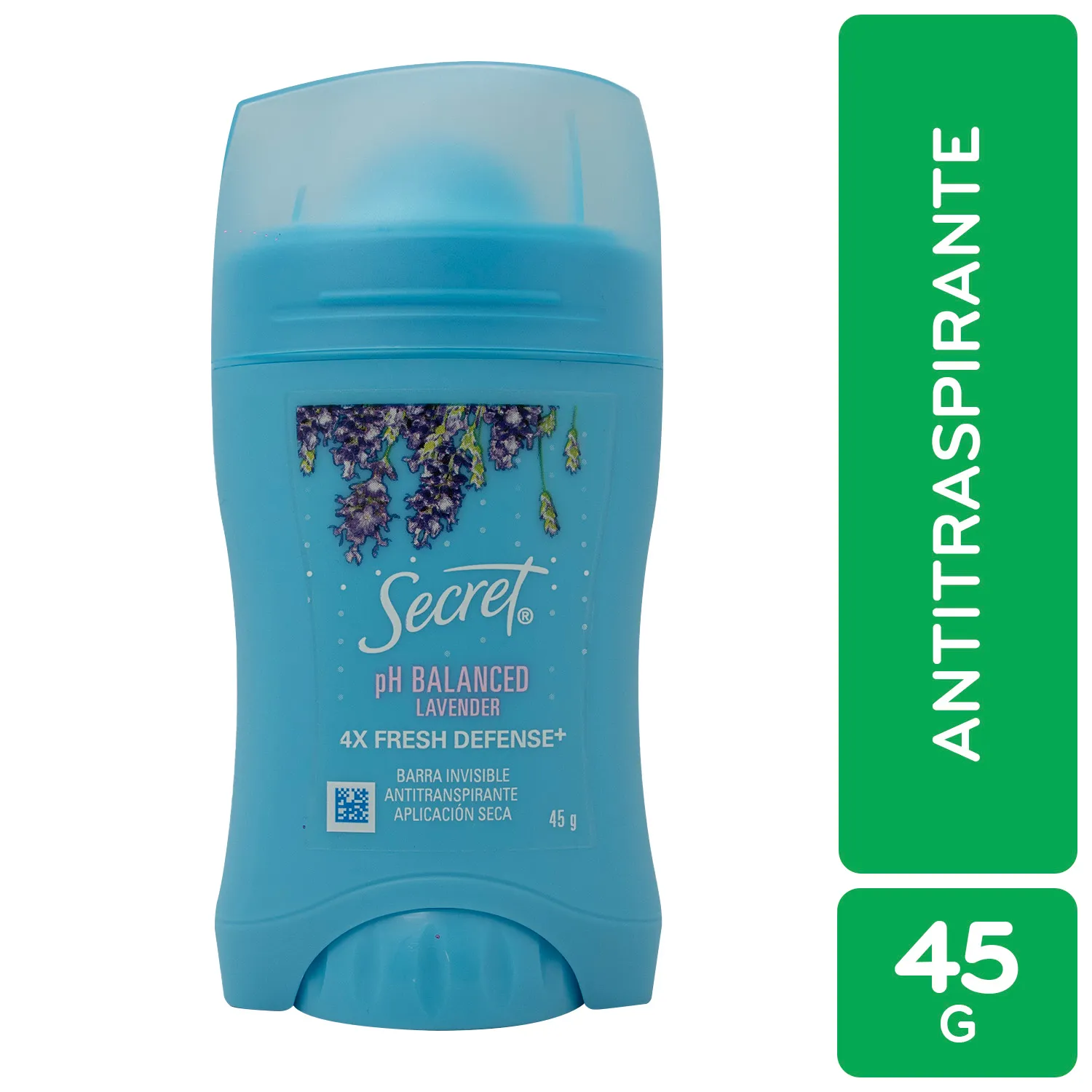 Desodorante Barra Ph Balanceado Lavanda Secret