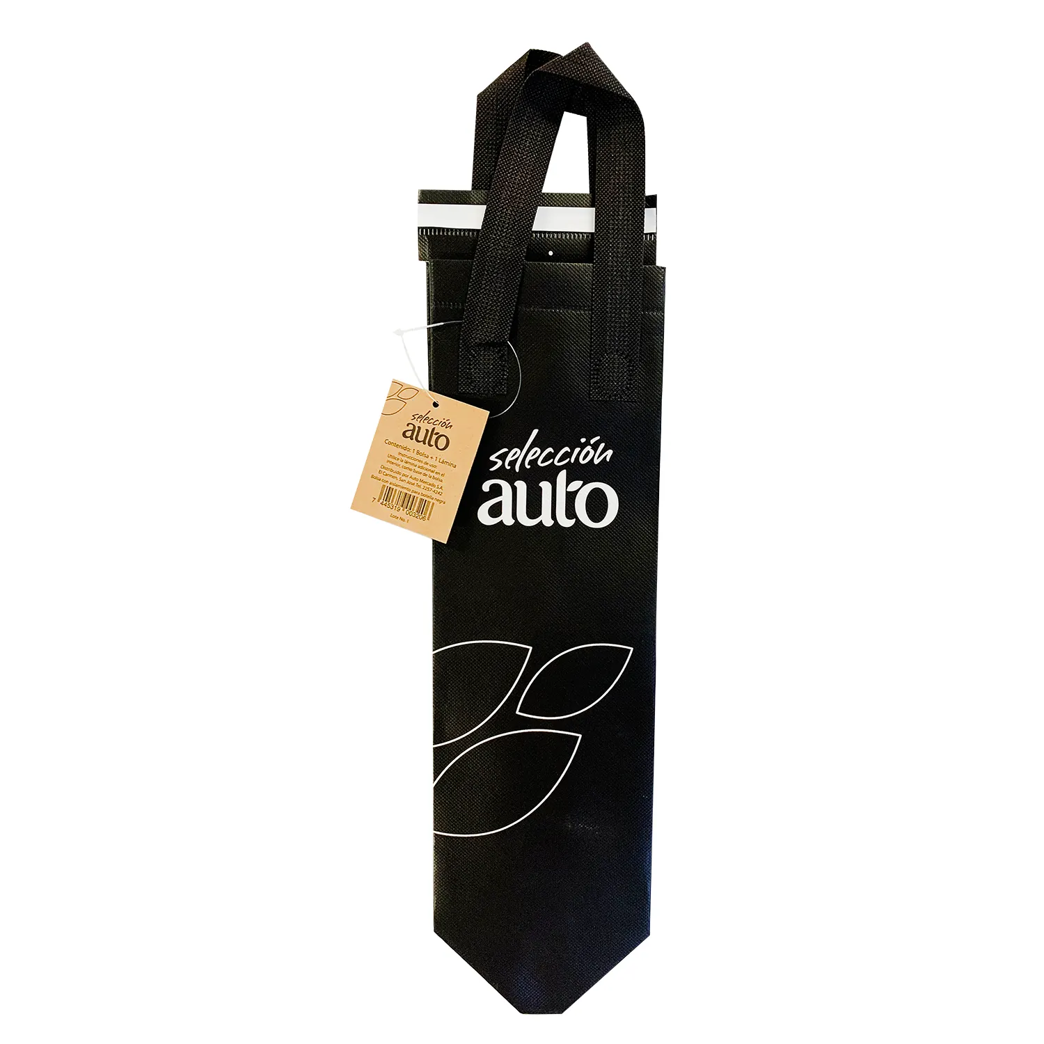Artculos De Fiesta Bolsa Reutilizable Con Aislamiento Para Botella Negra Selección Auto Unidad