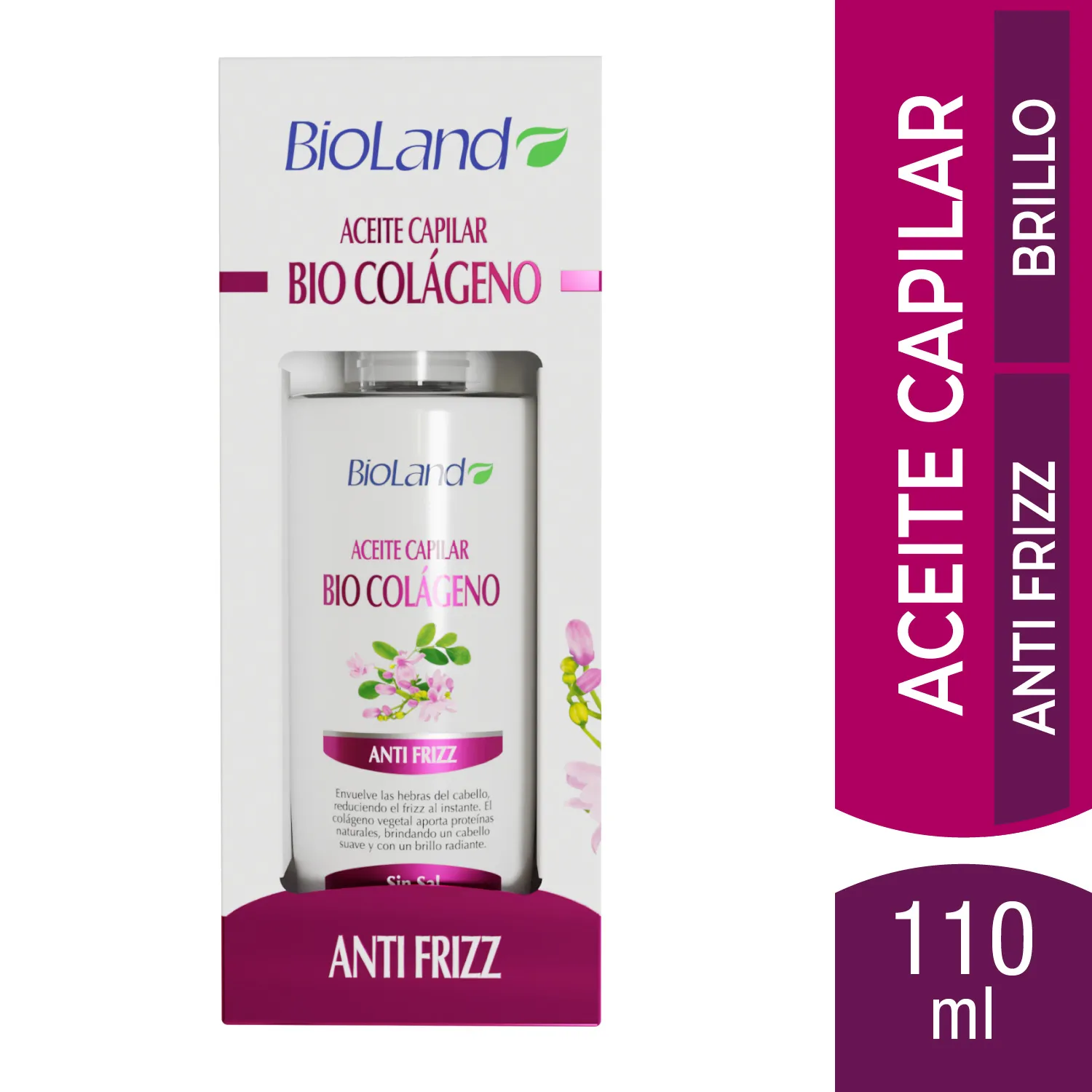 Tratamiento Cabello Aceite Biocolageno Bioland 110 Ml