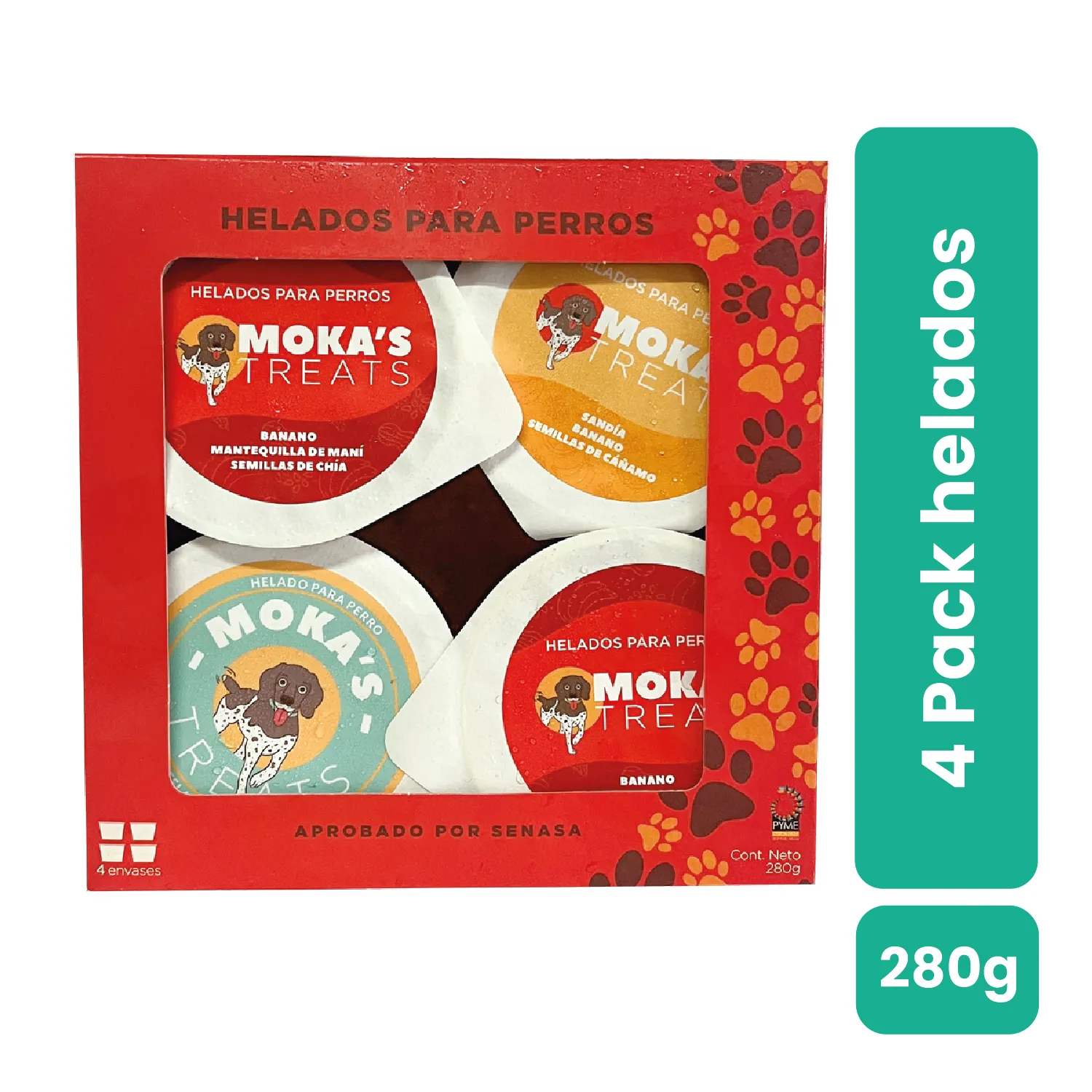 Helado Surtido Perro Mokas Treats
