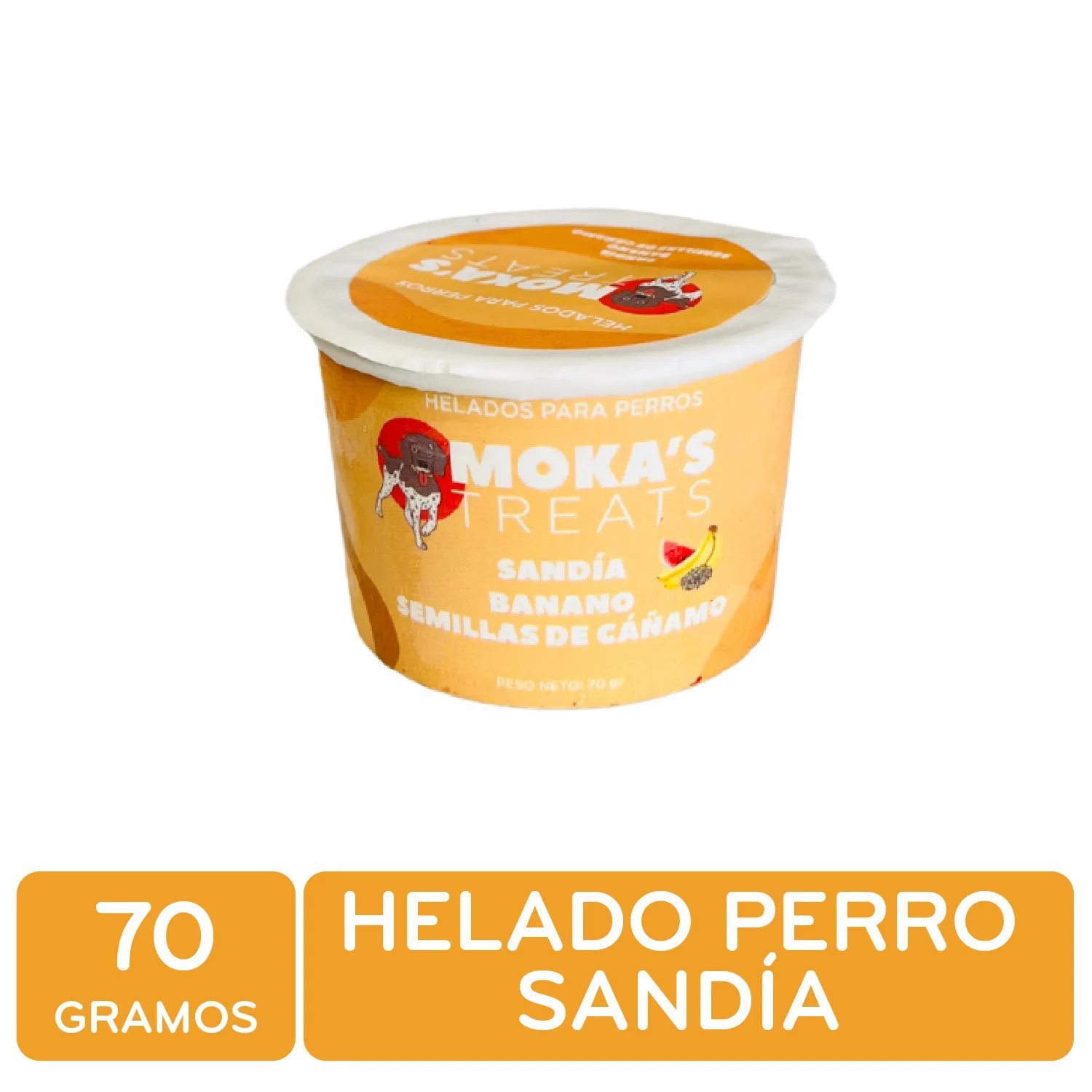 Helado Sandia Banano Perro Mokas Treats
