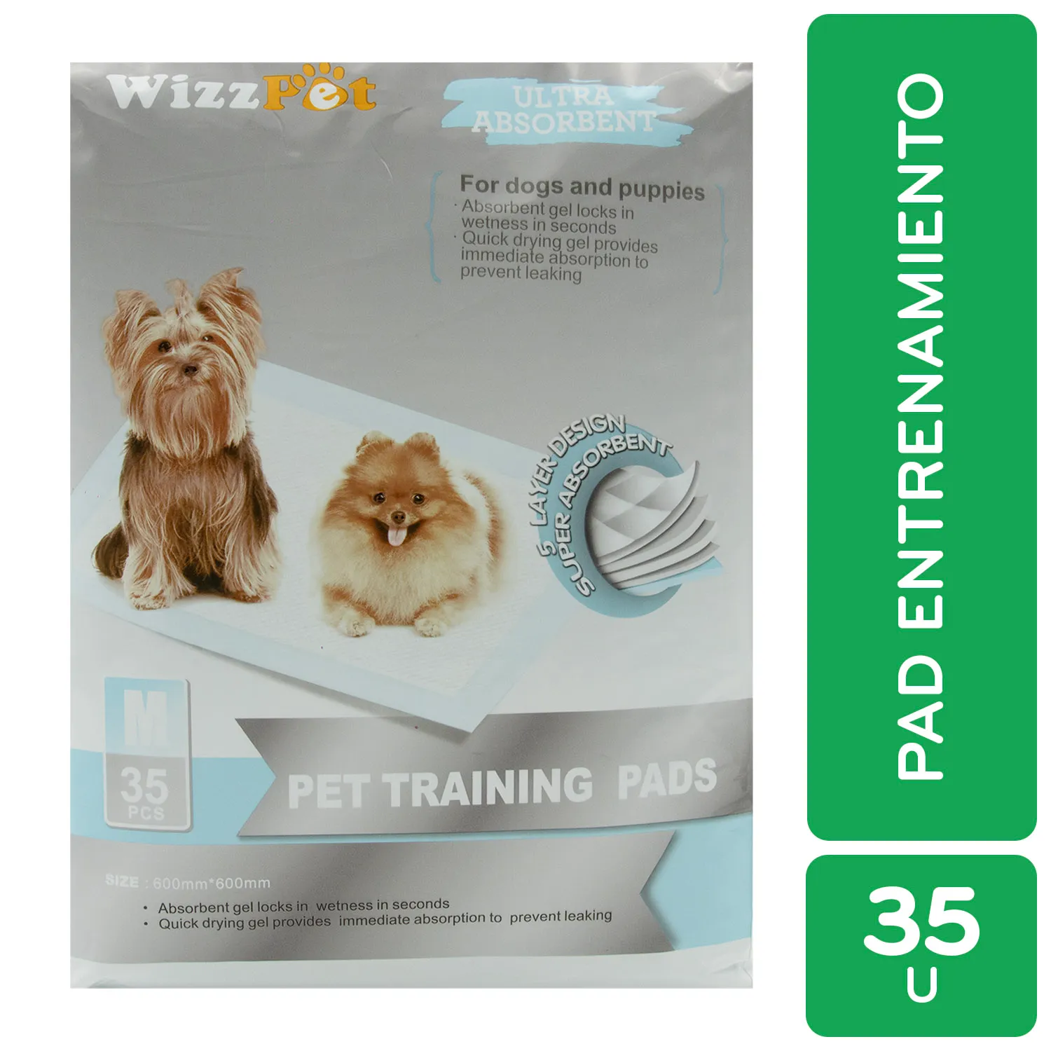 Pad Ultra Absorbente Entrenamiento Wizz Pet