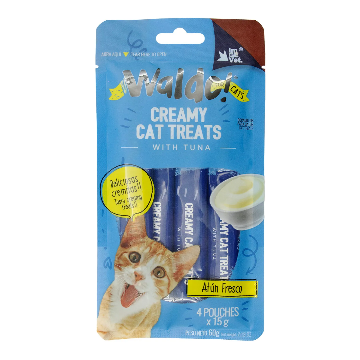 Alimento Gato Humedo Atún Fresco Cremoso Waldo
