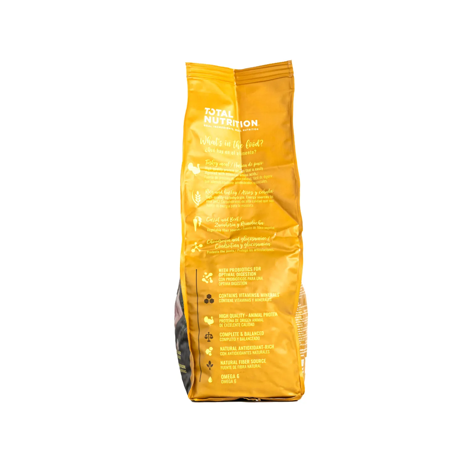 Alimento Perro Adulto Seco Pavo Arroz Libre De Trigo Total Nutrition