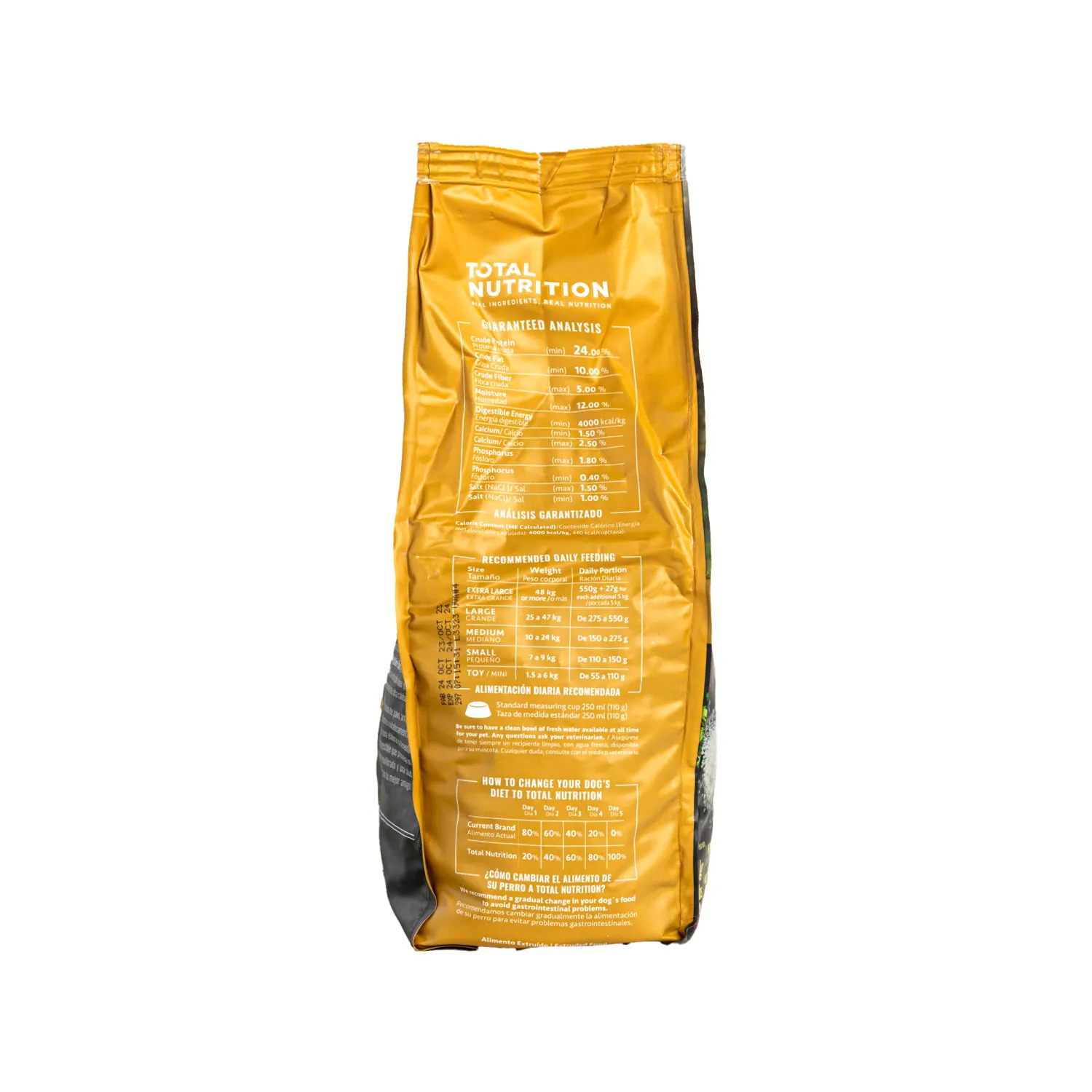 Alimento Perro Adulto Seco Pavo Arroz Libre De Trigo Total Nutrition