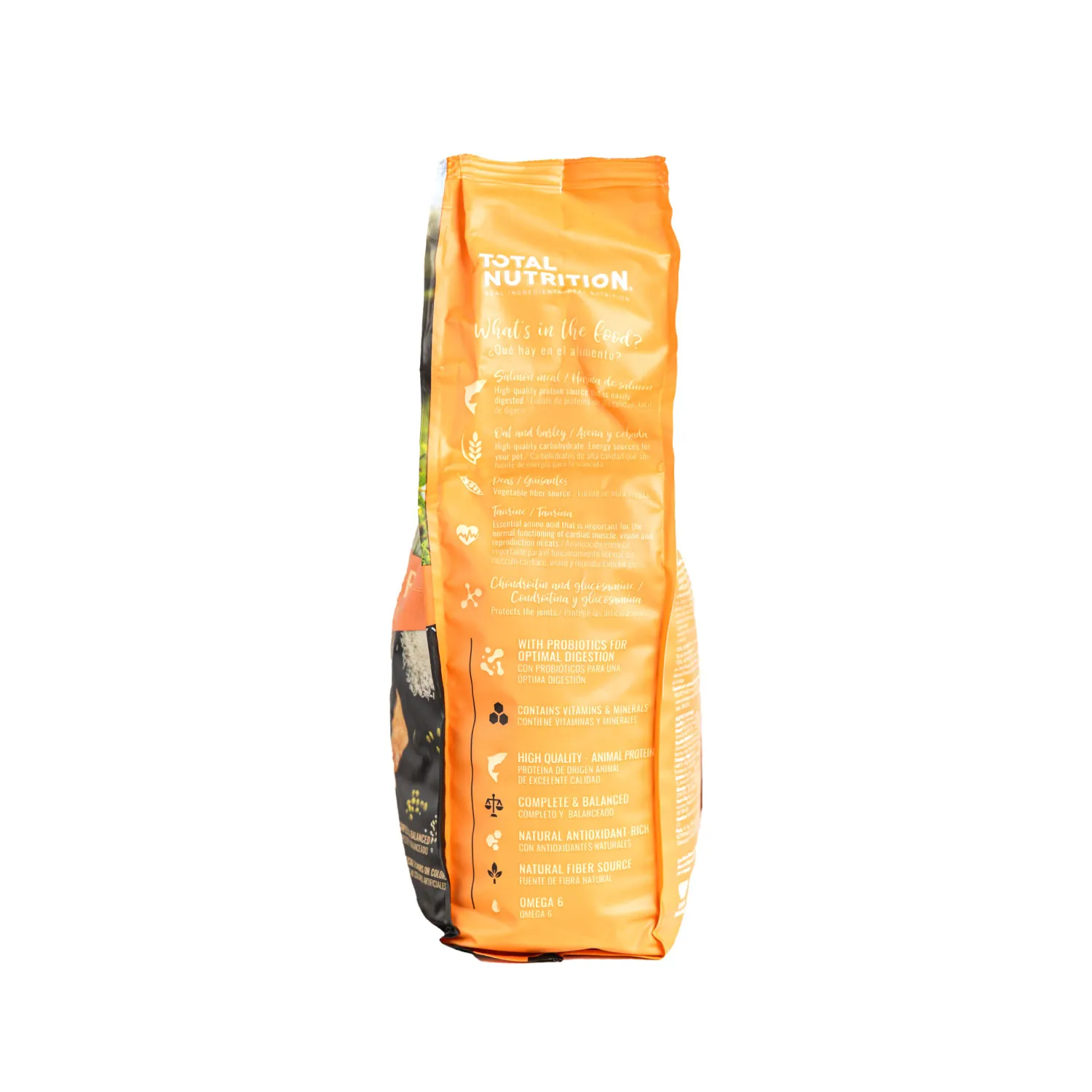 Alimento Gato Seco Adulto Salmon Y Arroz Total Nutrition