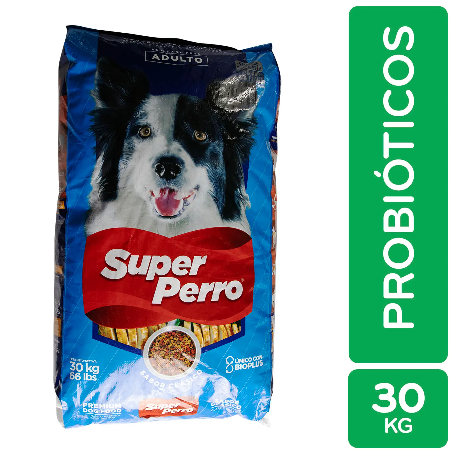 Alimento Perro Adulto Seco Con Probióticos Super Perro
