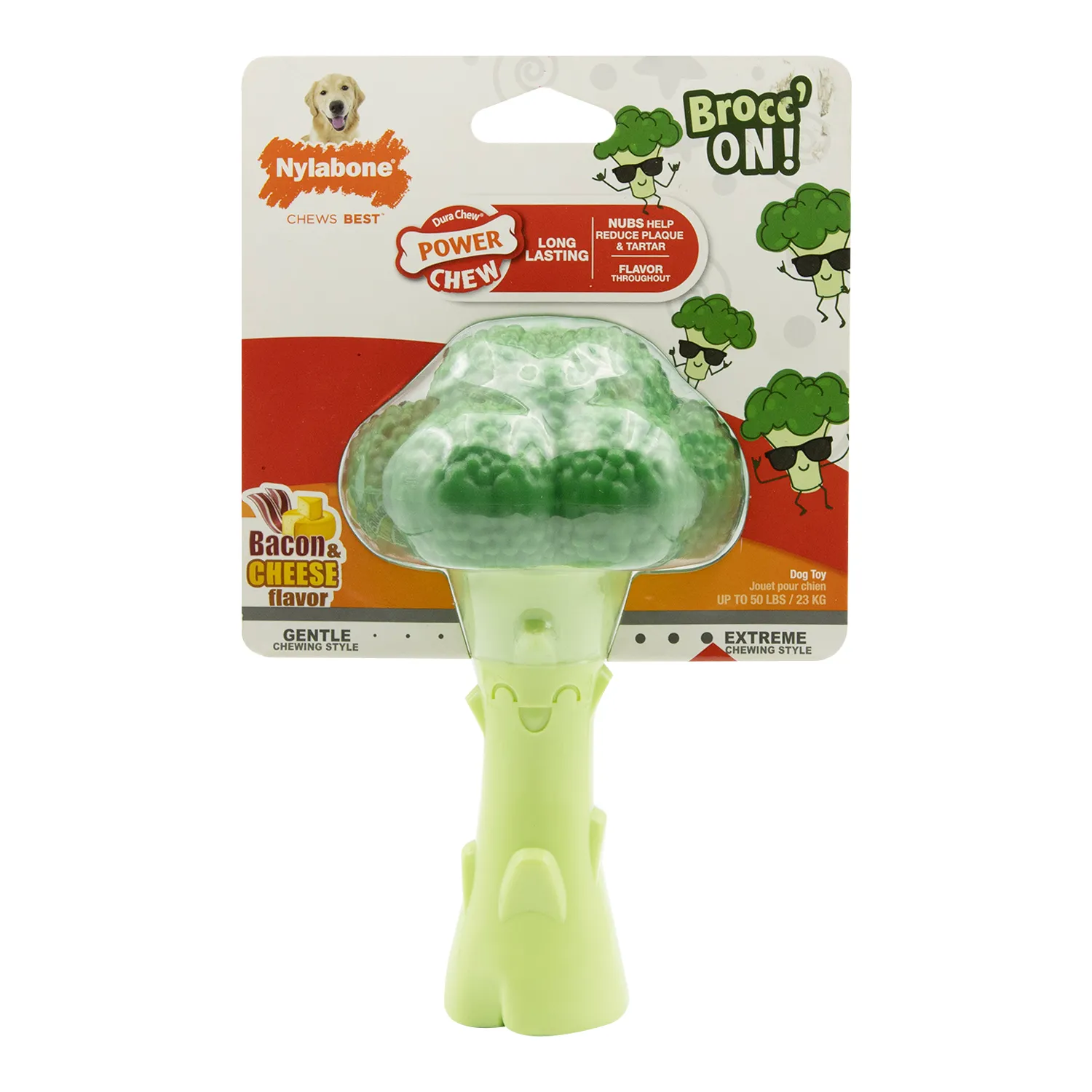 Juguete Morder Brocoli Para Perro Nylabone