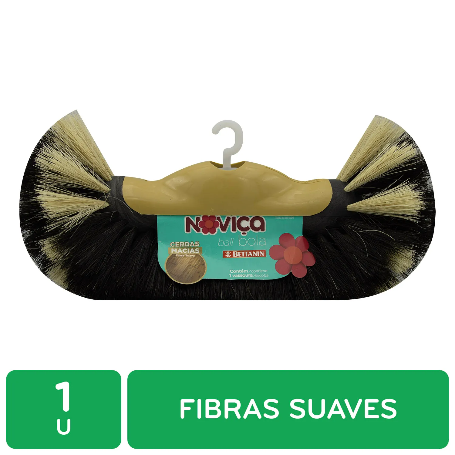 Escoba Bola Barrido 360 Fibra Suave Novica