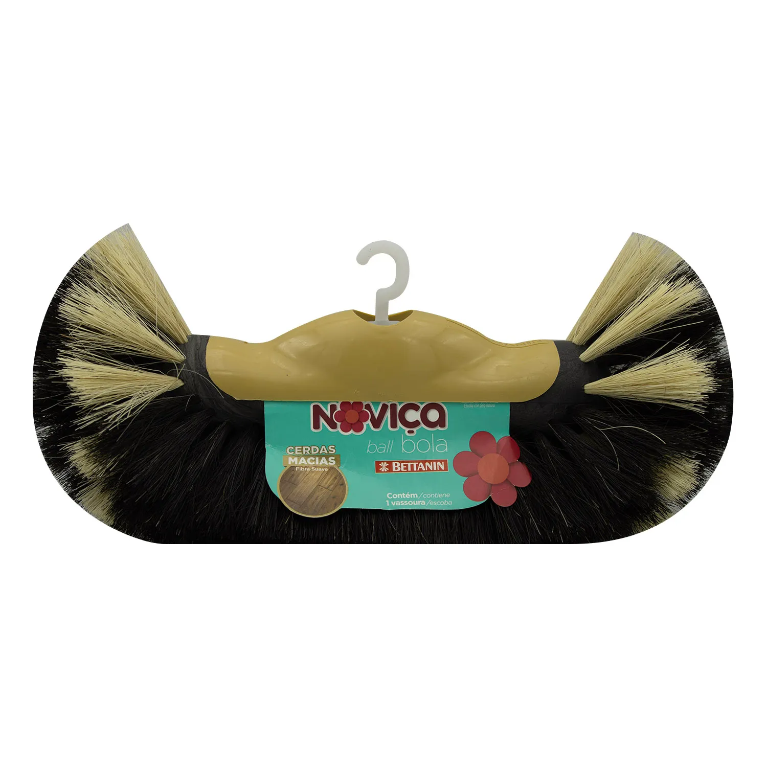 Escoba Bola Barrido 360 Fibra Suave Novica