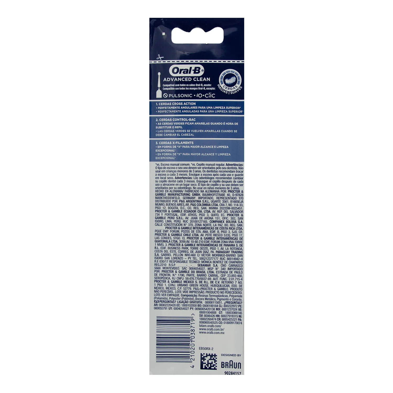Repuesto Electrico Advanced Oral B