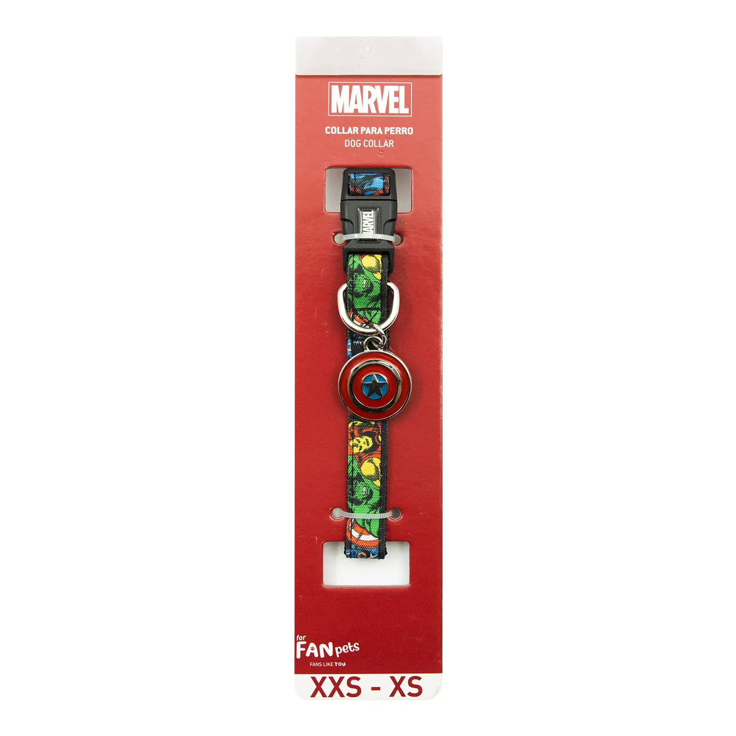 Collar Perro Talla Xxs-xs Marvel Disney