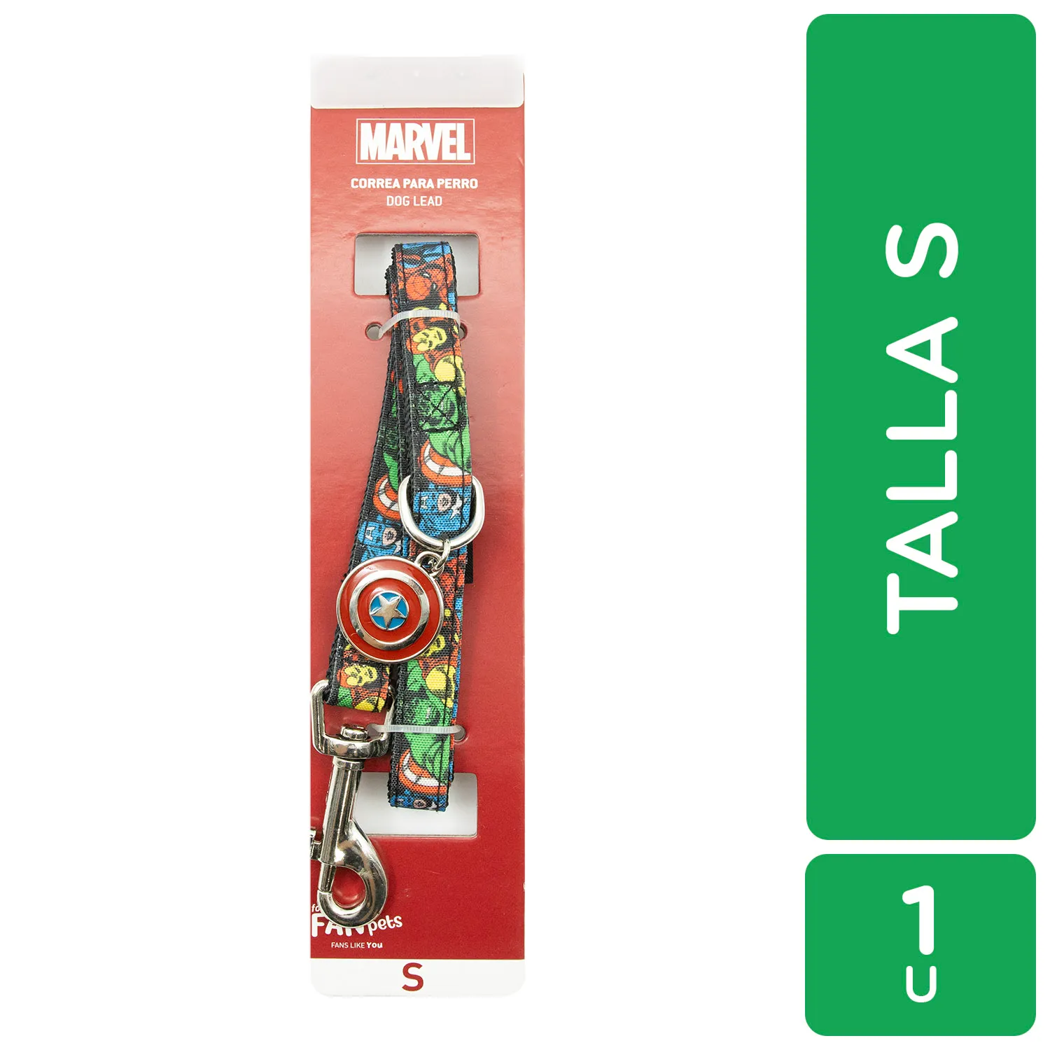 Correa Perro Talla S Marvel Disney