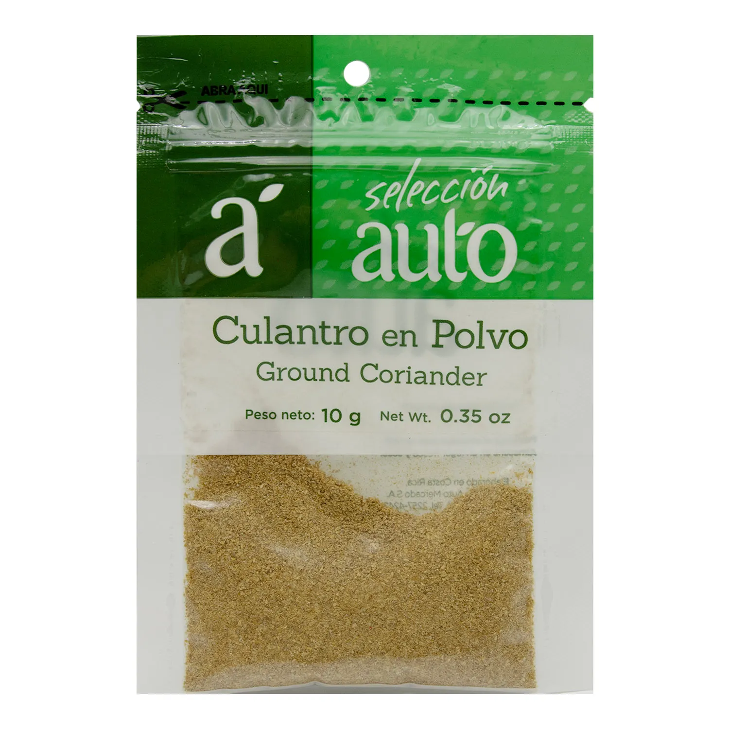 Culantro Molido Selección Auto Paquete 10g