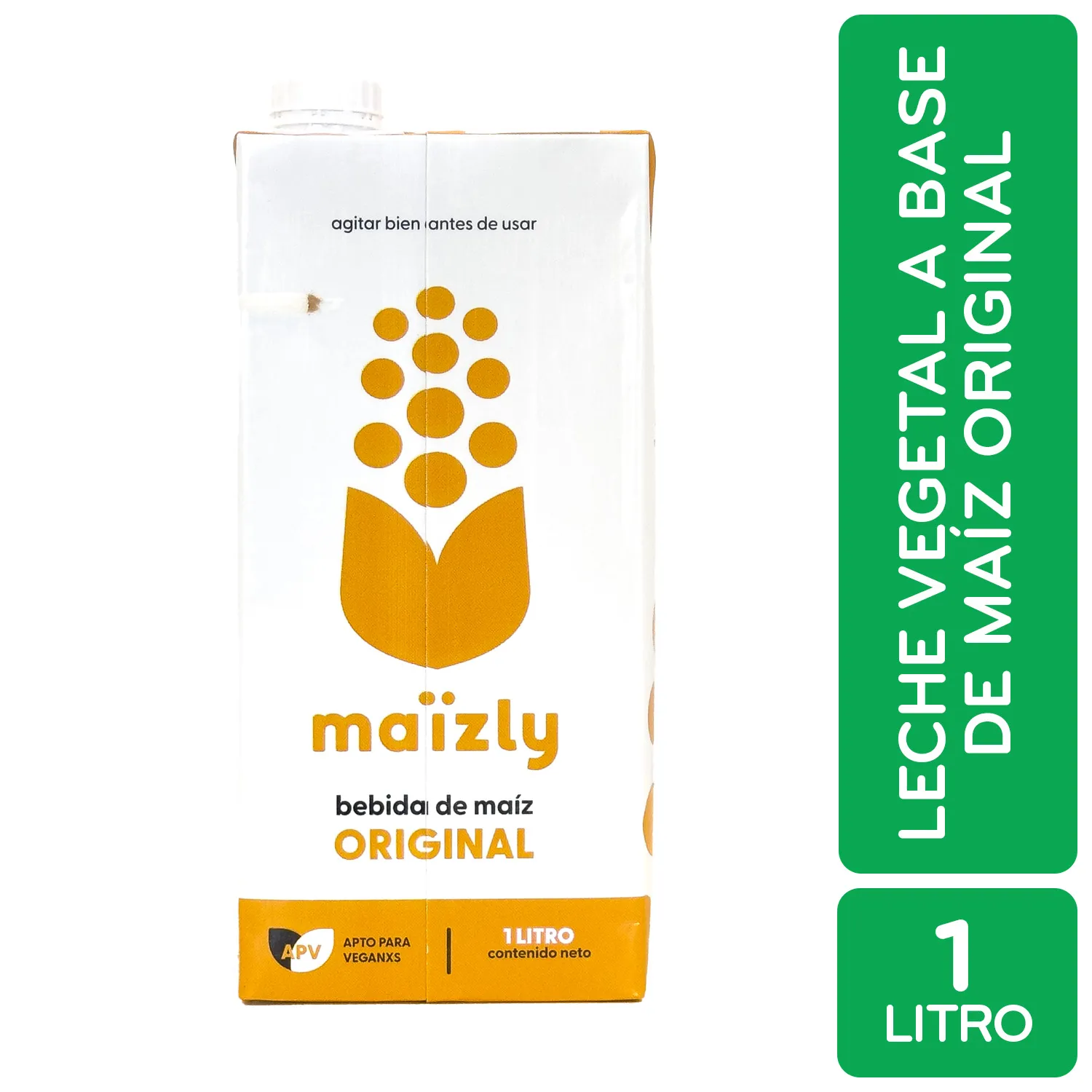 Bebida Semilla Maiz Original Maizly Tetra Brick 1000 Ml