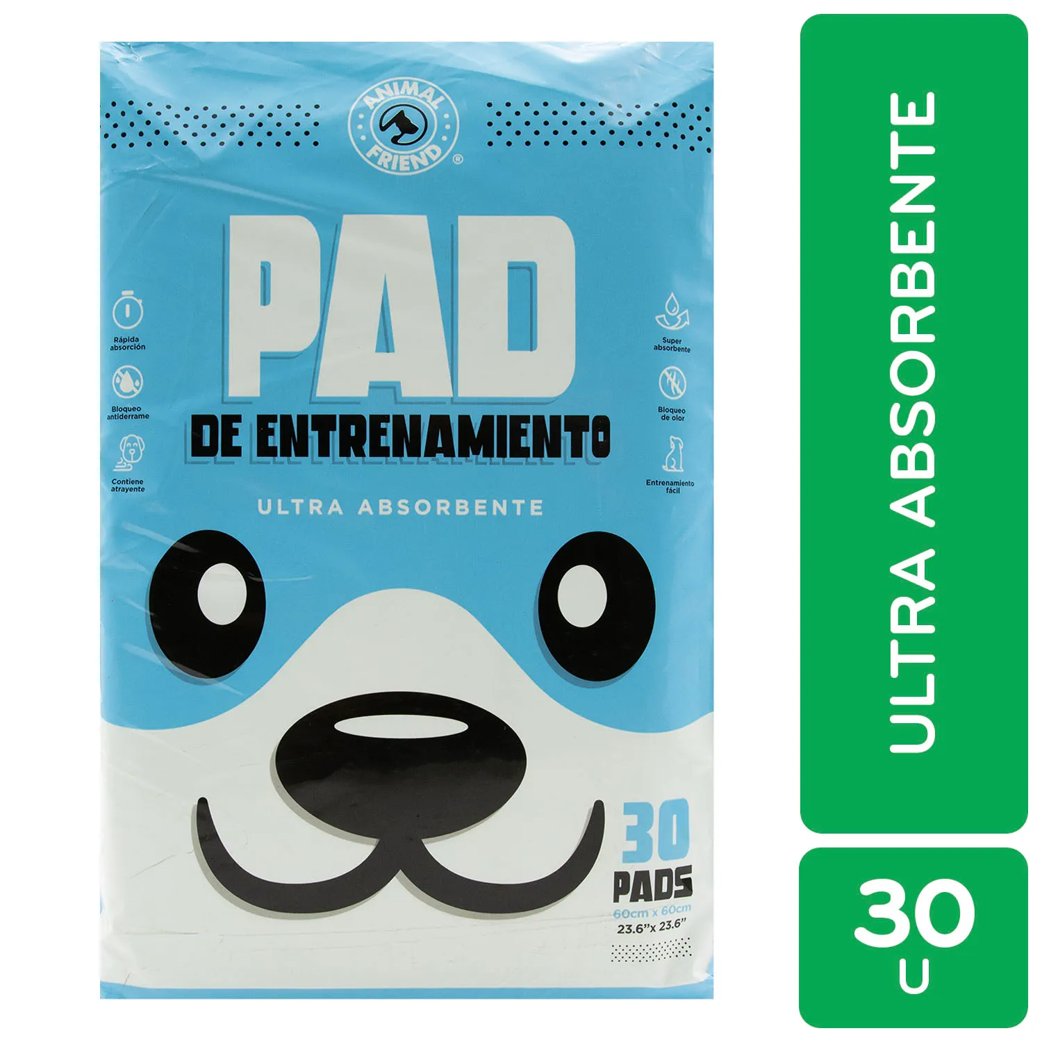 Pad Entrenamiento Ultra Absorbente Bloqueo Olor Y Antiderrame Animal Friend