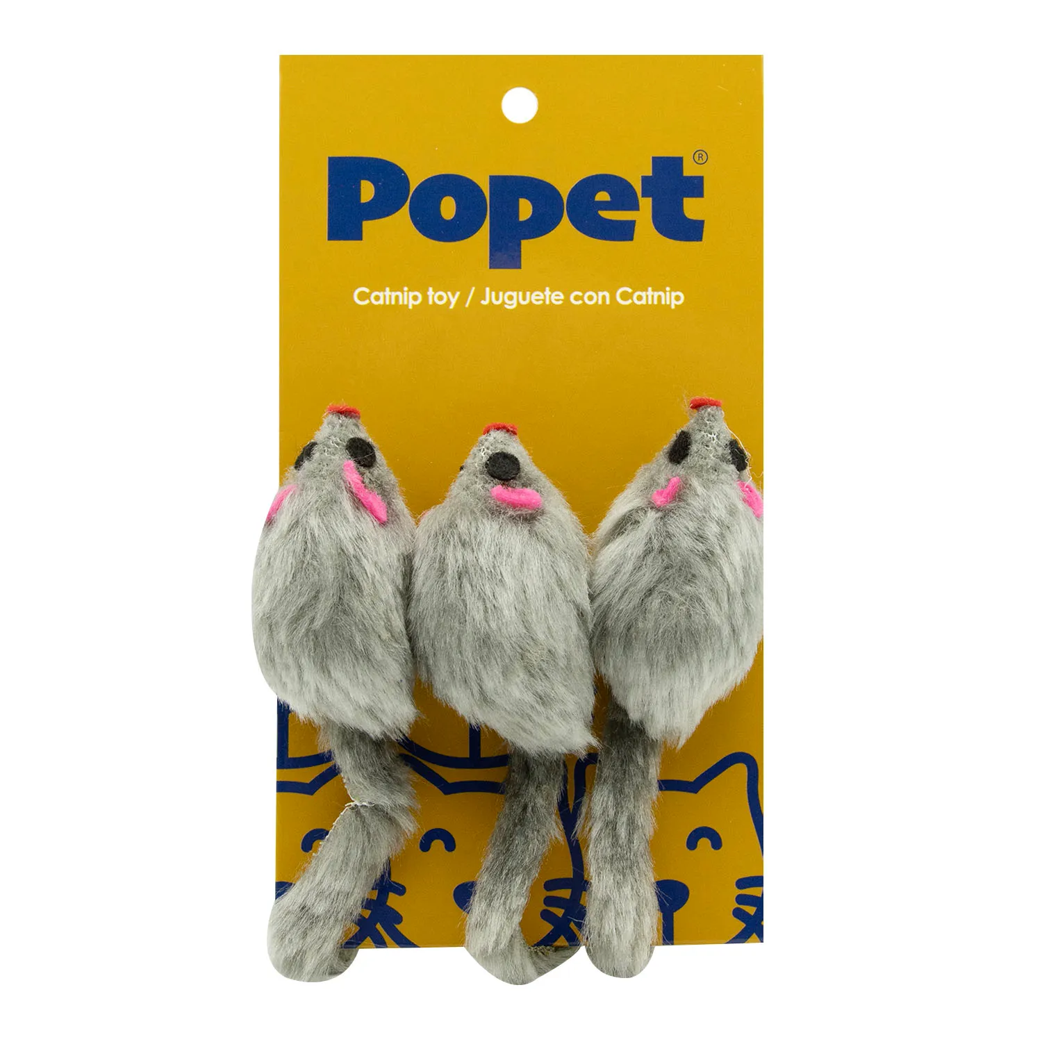Juguete Ratón Con Catnip Para Gato Popet