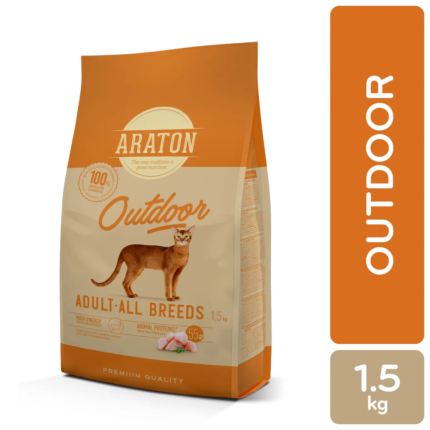 Alimento Gato Seco Adulto Exterior Premium Araton