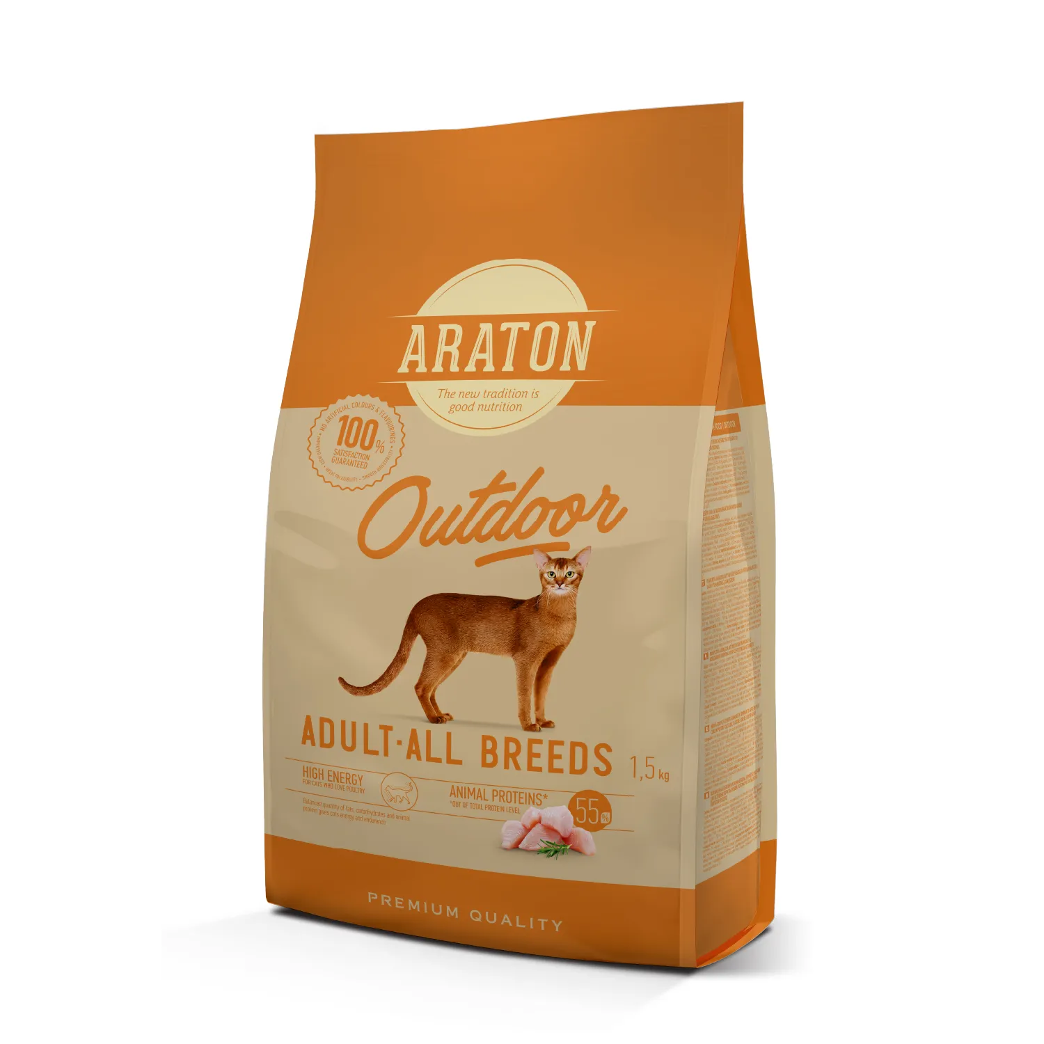 Alimento Gato Seco Adulto Exterior Premium Araton