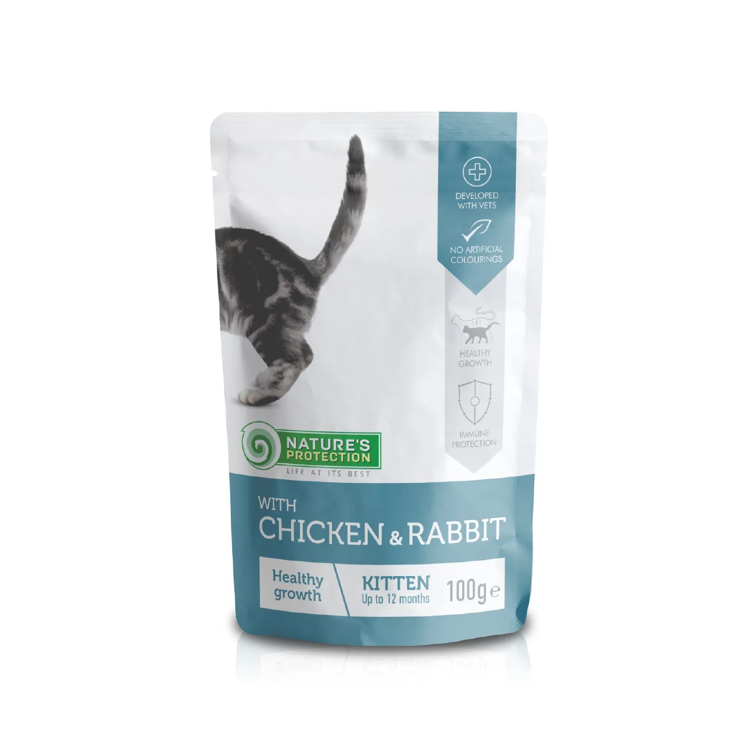 Alimento Gato Humedo Adulto Pollo Y Conejo Con Minerales Natures Protection