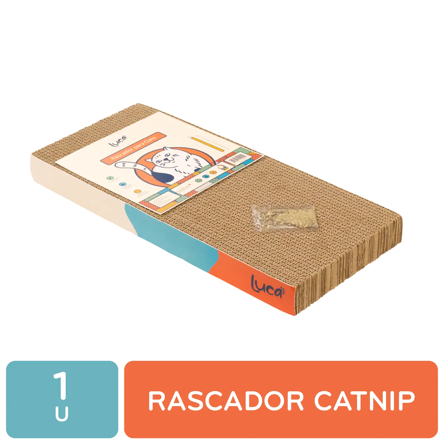 Juguete Rascador Catnip Para Gato Luca
