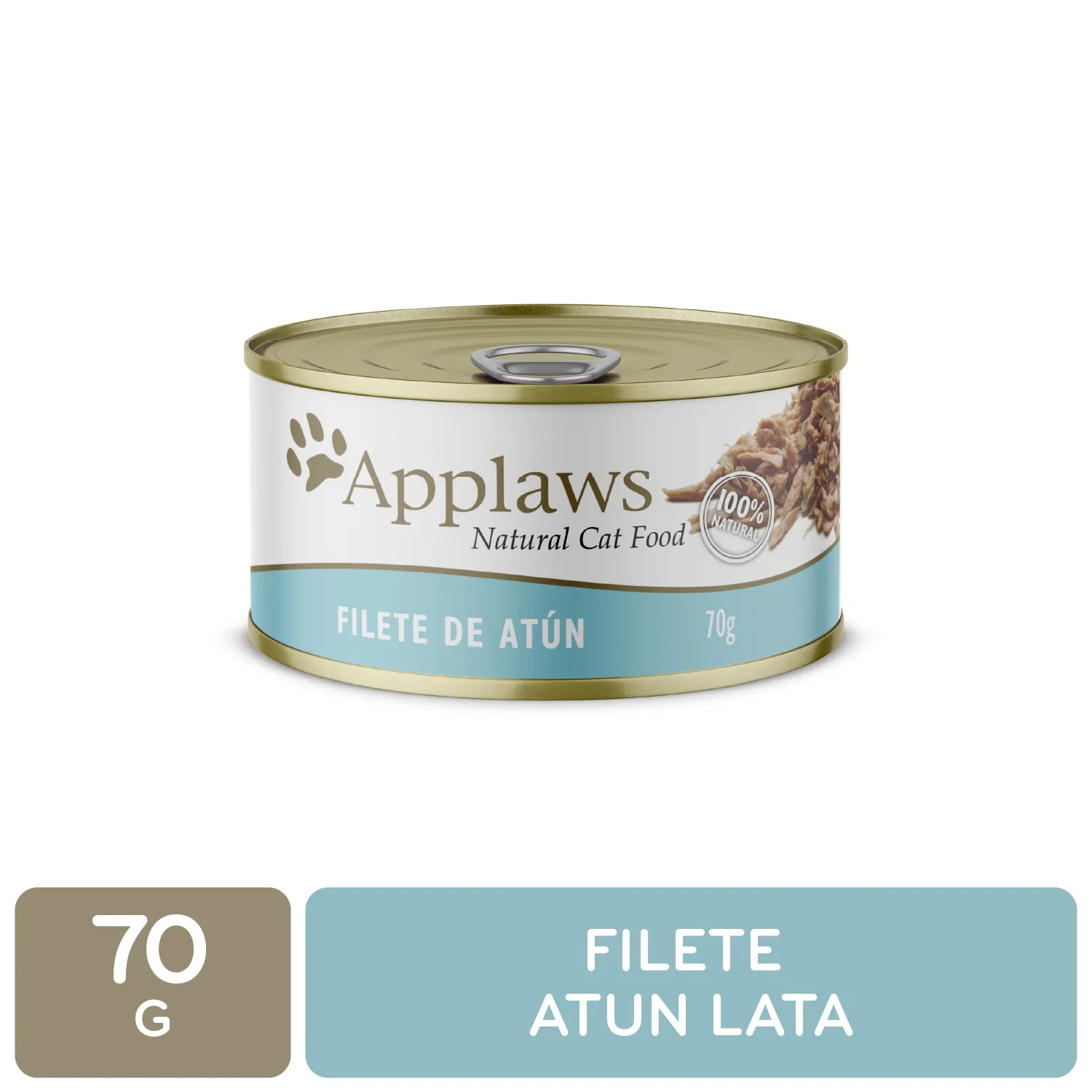Alimento Gato Humedo Adulto Atun 100% Natural Applaws
