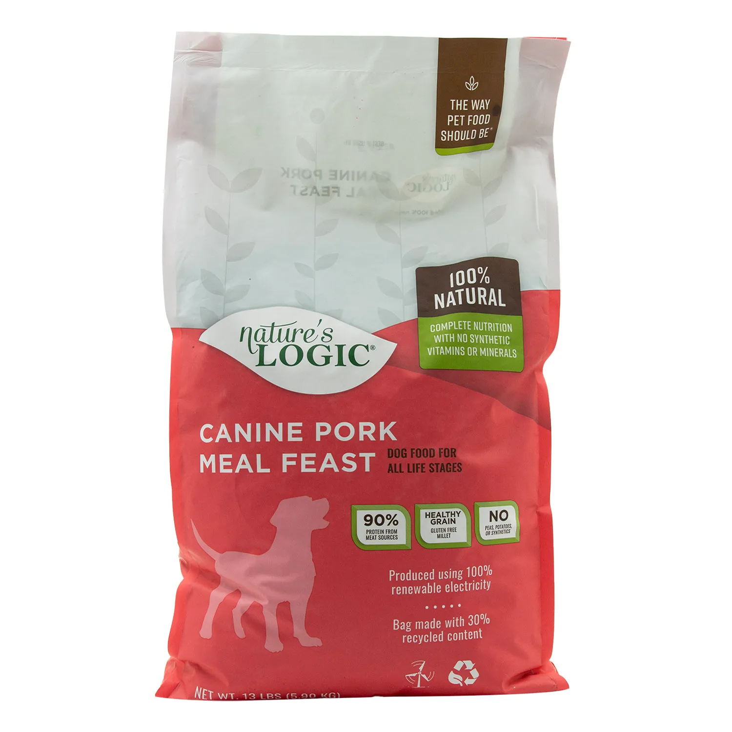 Alimento Perro Adulto Seco Cerdo 100% Natural Natures Logic