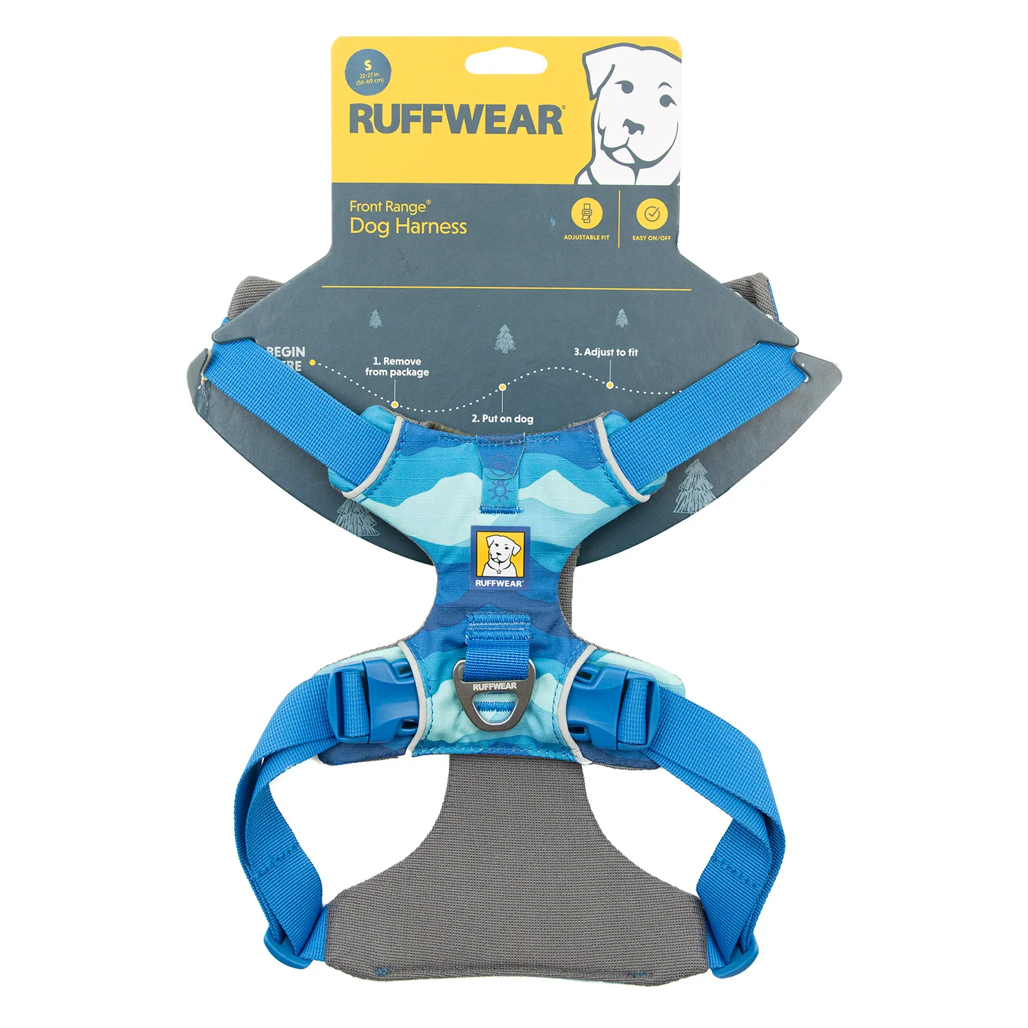 Pechera Perro Azul Talla S Acolchada Ruffwear