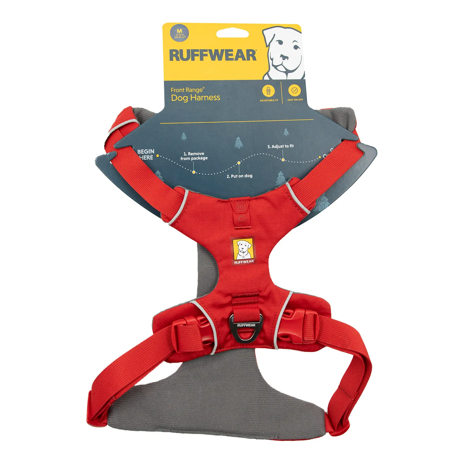 Pechera Perro Roja Talla M Acolchada Ruffwear