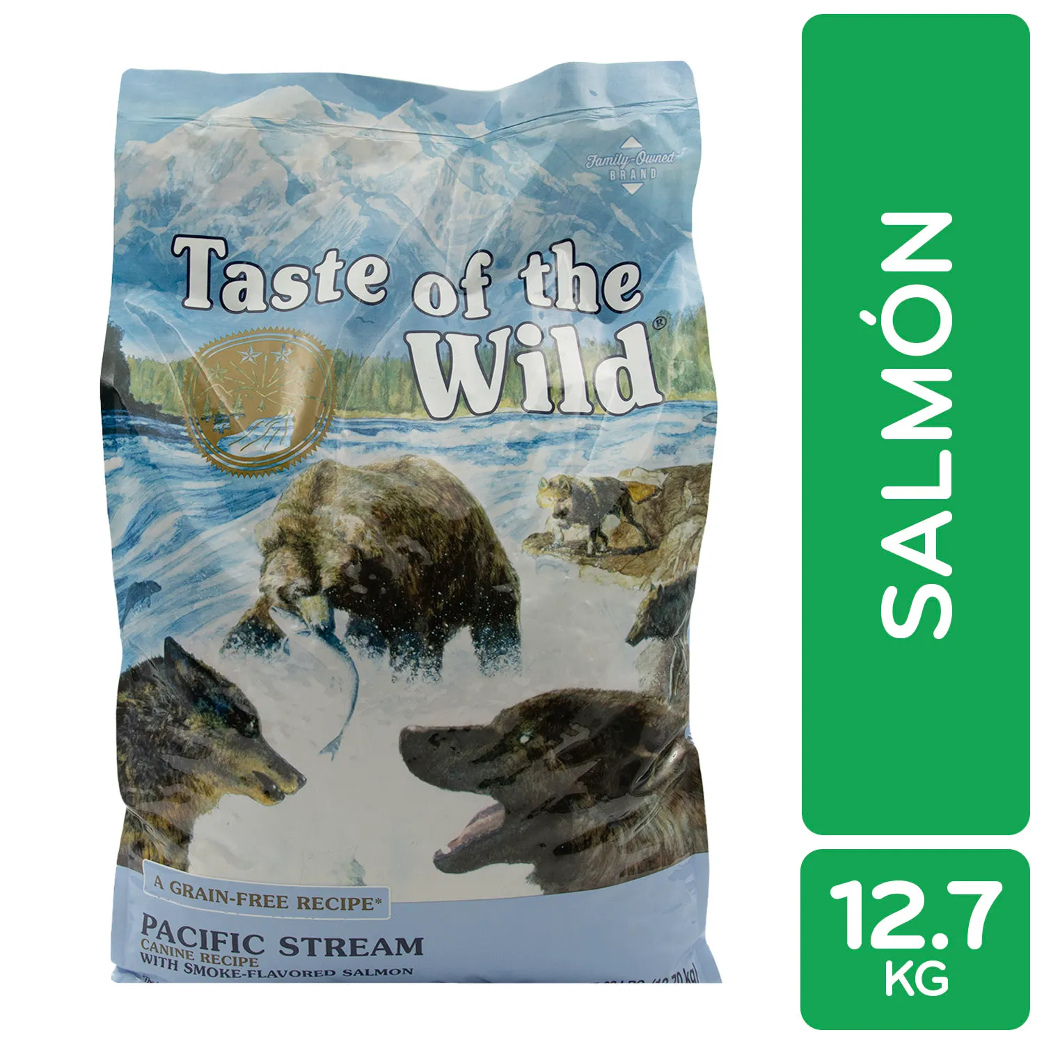 Alimento Perro Adulto Seco Salmon Libre De Granos Taste Of The Wild