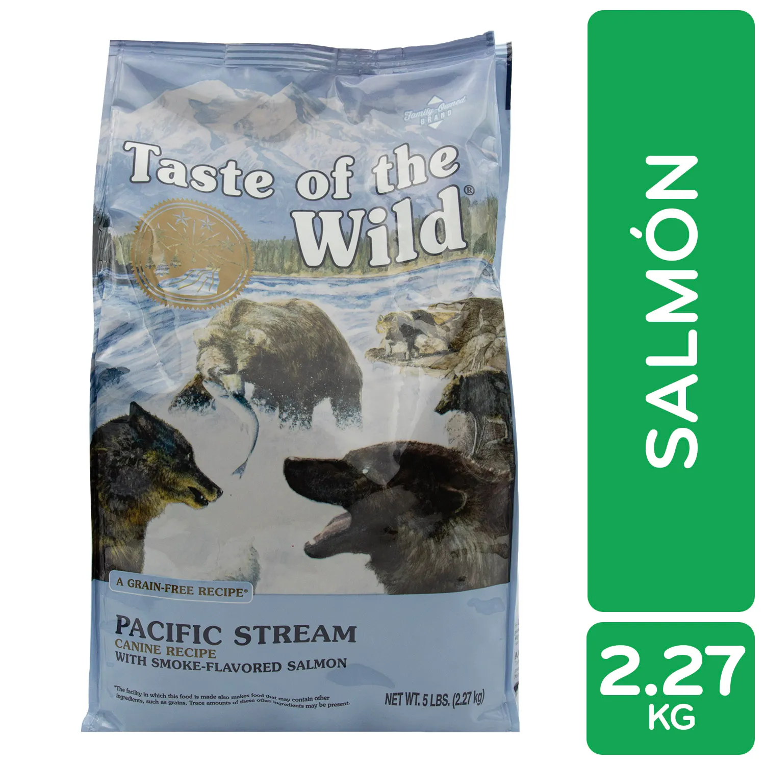 Alimento Perro Adulto Seco Salmon Libre De Granos Taste Of The Wild