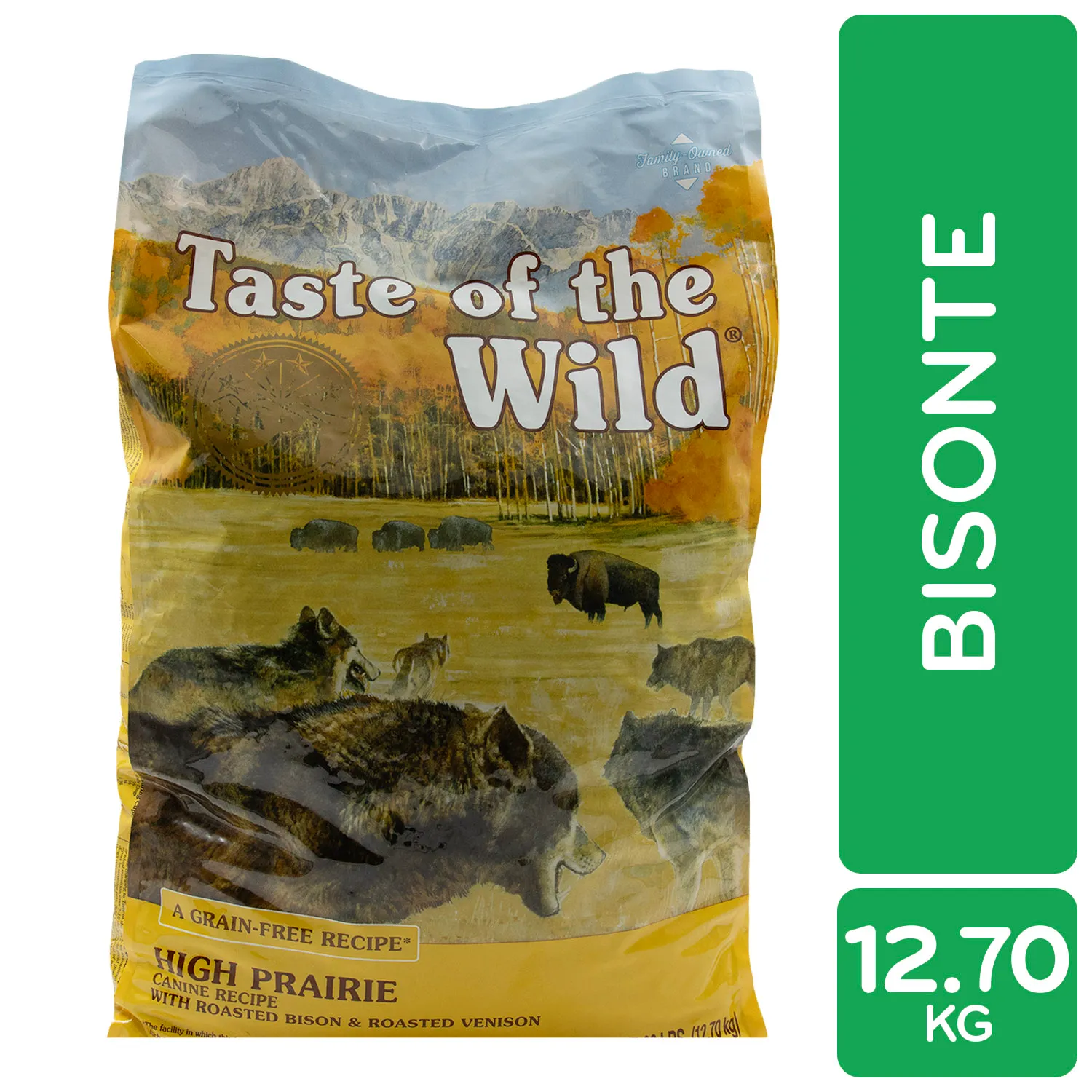 Alimento Perro Adulto Seco Bisonte Libre De Granos Taste Of The Wild