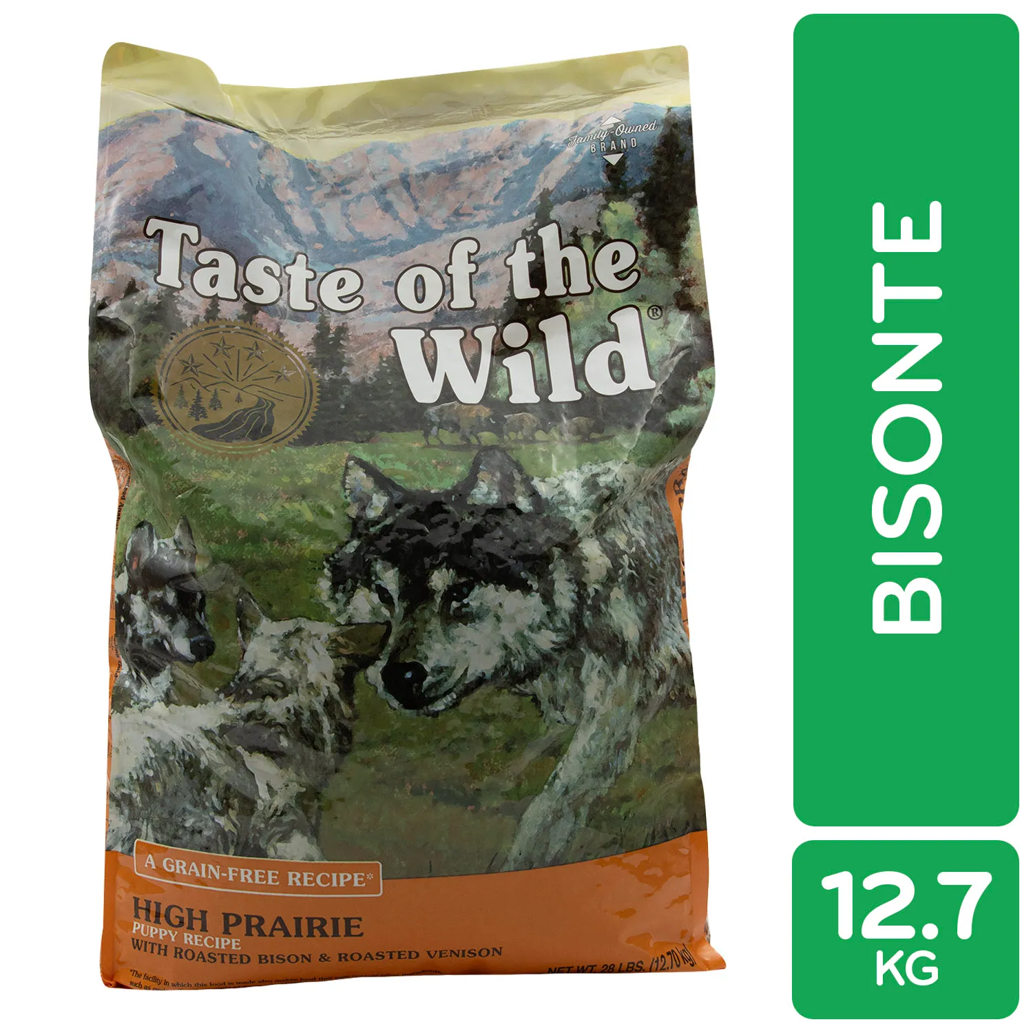 Alimento Perro Cachorro Seco Bisonte Libre De Granos Taste Of The Wild