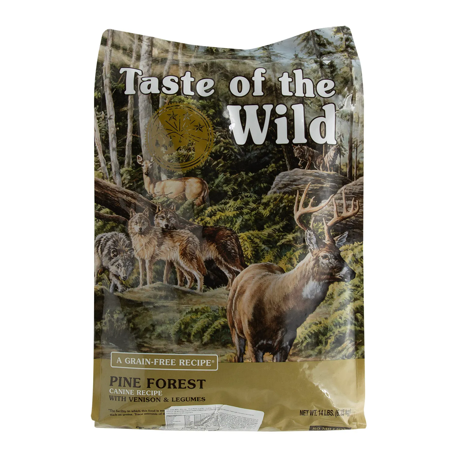 Alimento Perro Adulto Seco Venado  Libre De Granos Taste Of The Wild