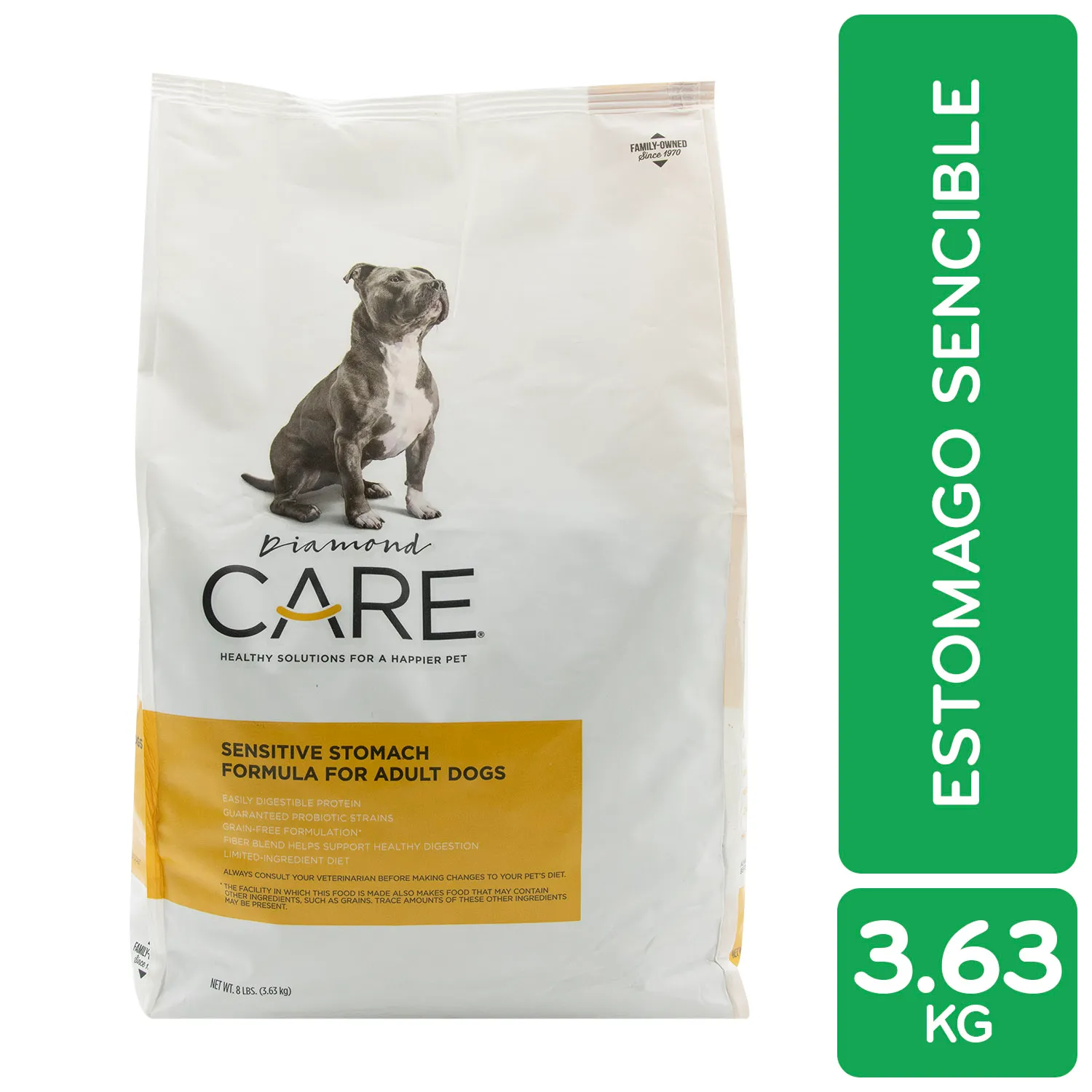 Alimento Perro Adulto Seco Estomago Sensible Diamond Care
