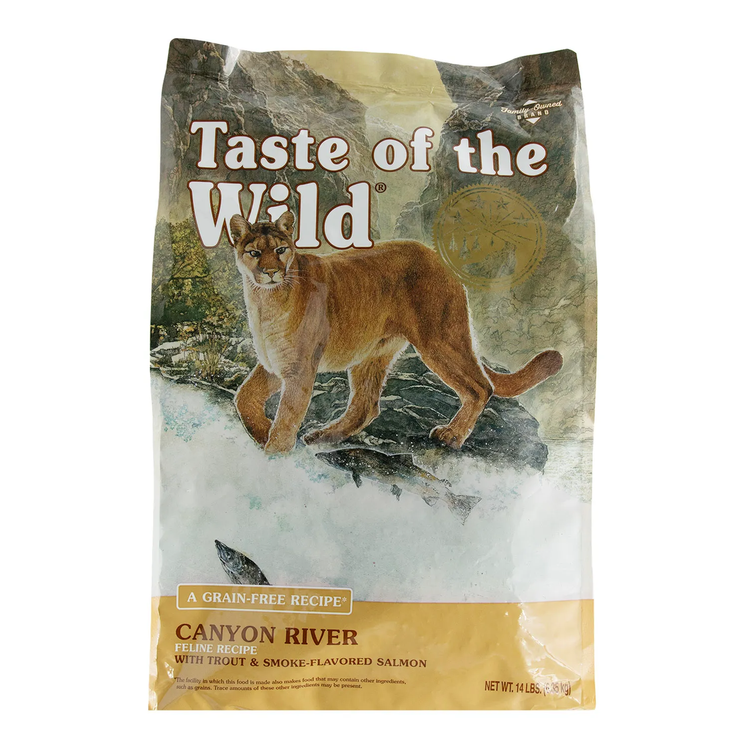 Alimento Gato Seco Adulto Trucha Y Salmon Libre De Granos Taste Of The Wild