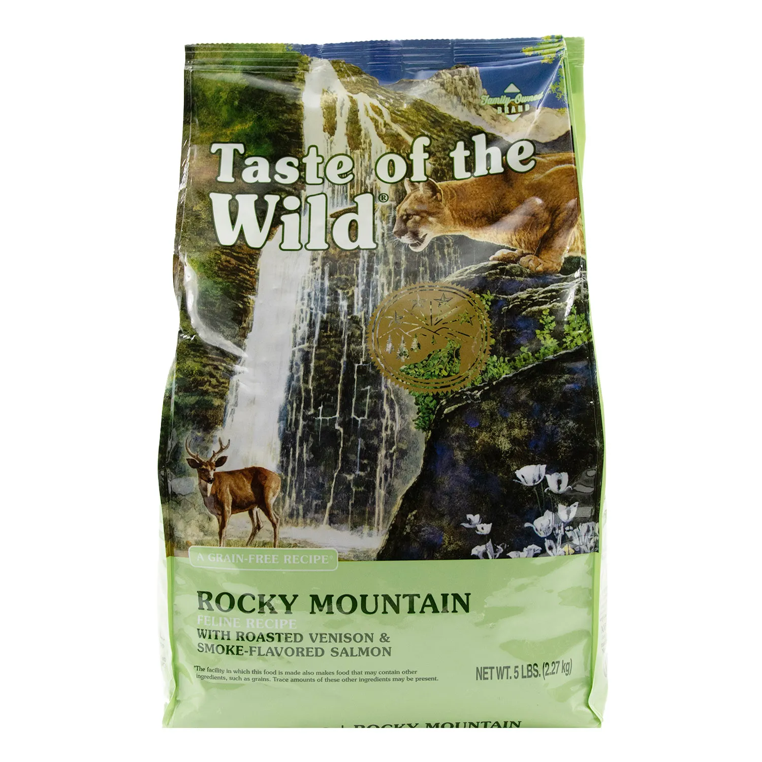 Alimento Gato Seco Adulto Venado  Y Salmon Libre De Granos Taste Of The Wild