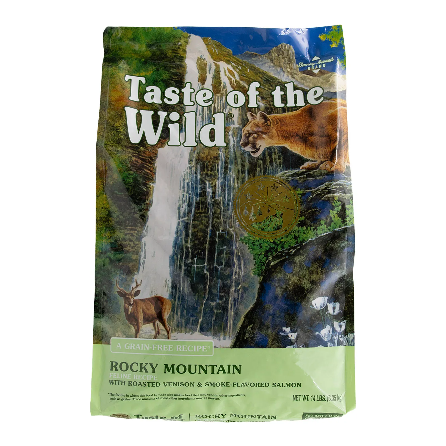 Alimento Gato Seco Adulto Venado  Y Salmon Libre De Granos Taste Of The Wild