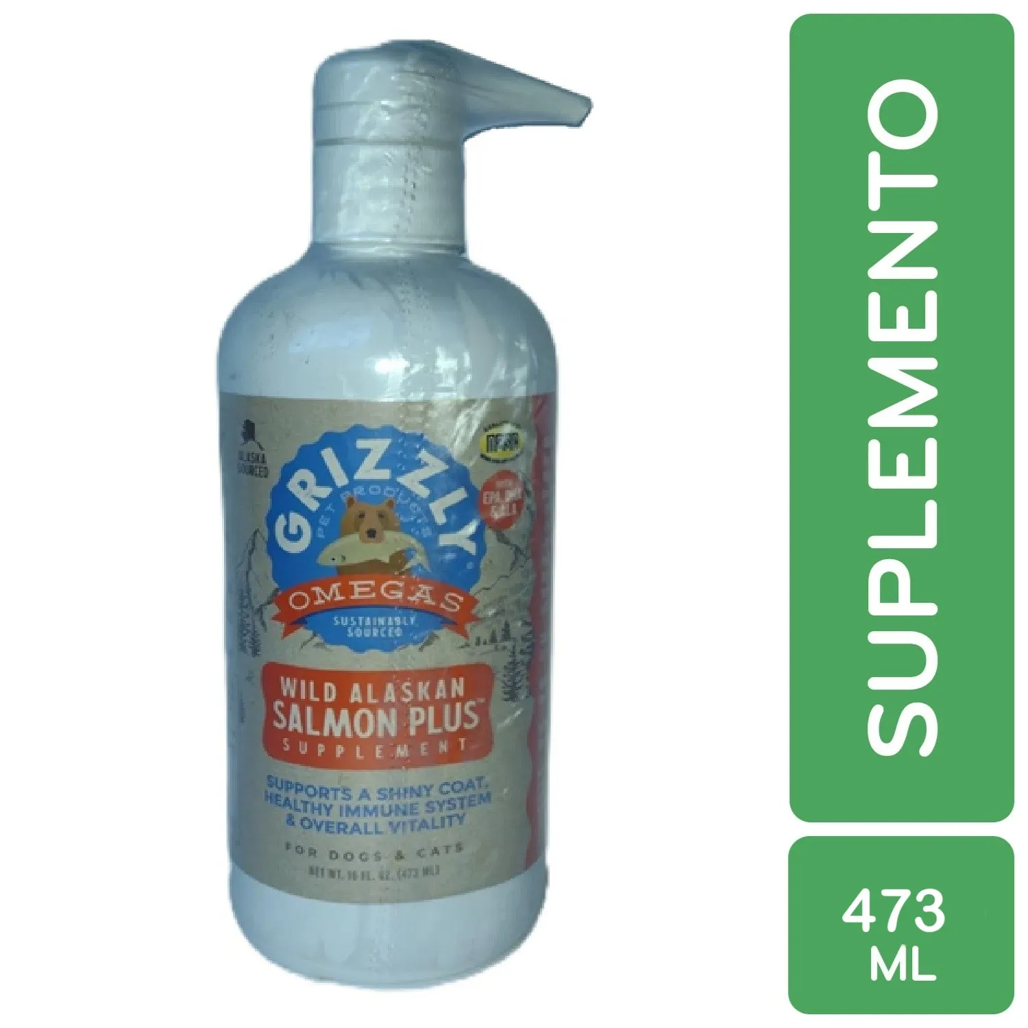 Grizzly Products Salmón Plus Aceite P. Mascotas