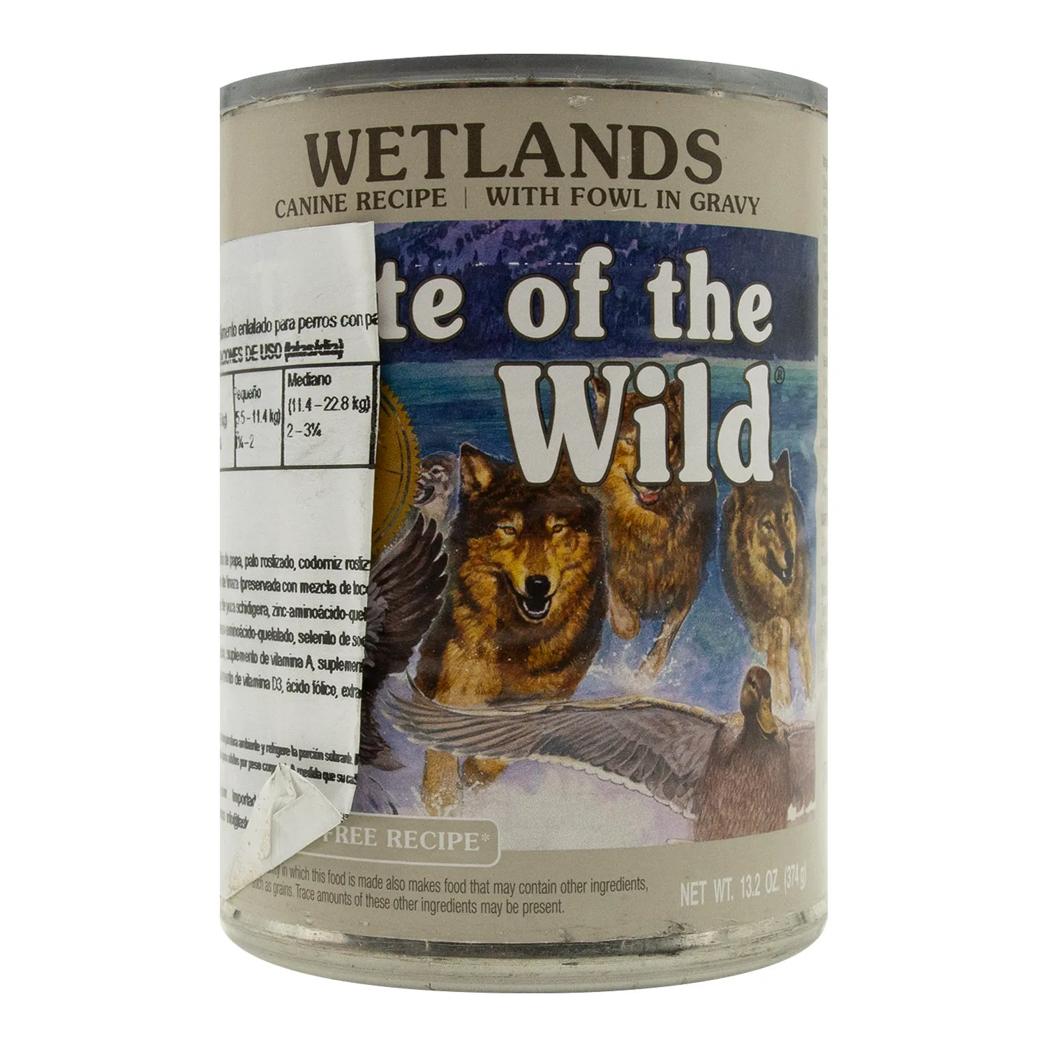 Alimento Perro Humedo Adulto Pato Libre De Granos Taste Of The Wild