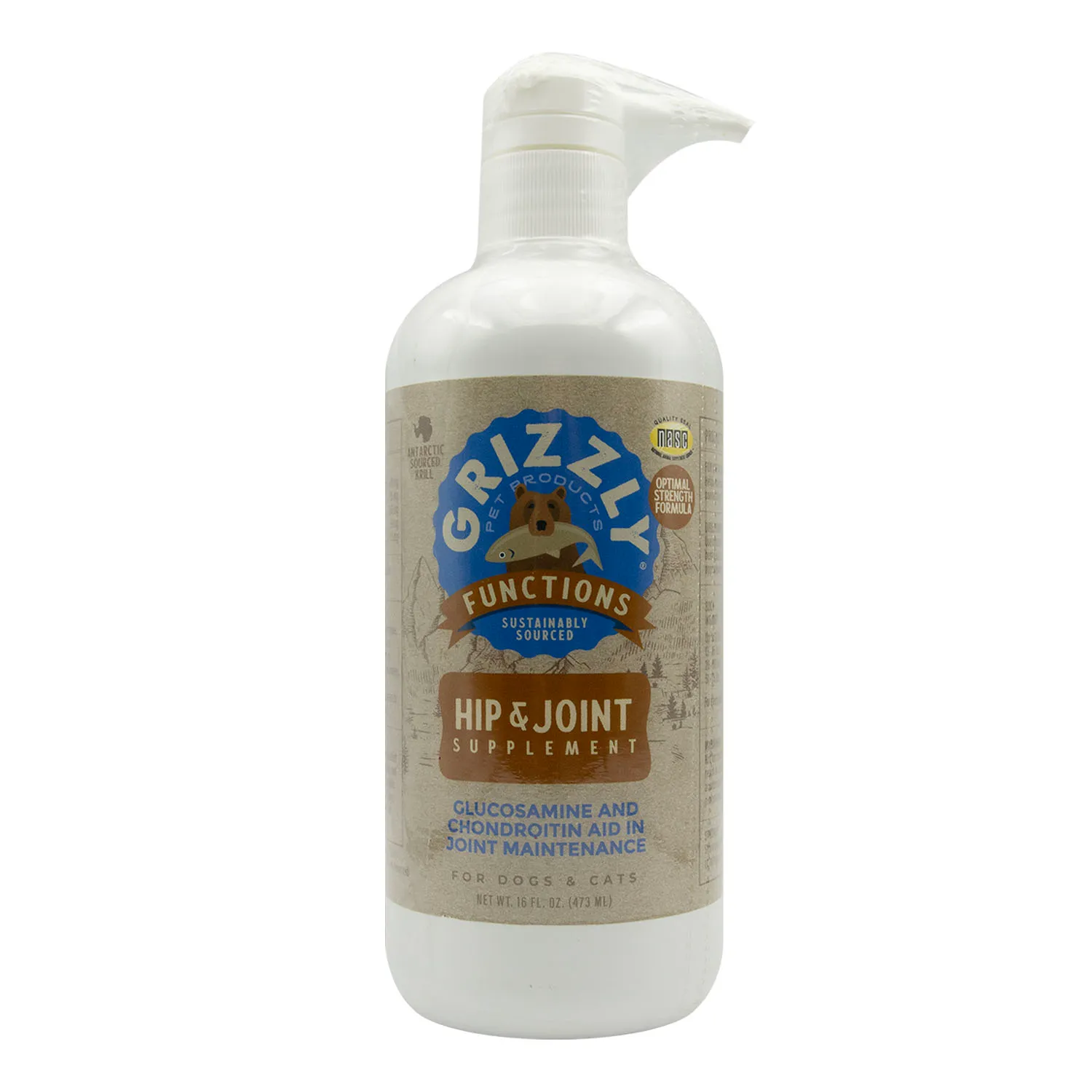 Aceite Salmón Plus Movilidad Mascotas Grizzly Products