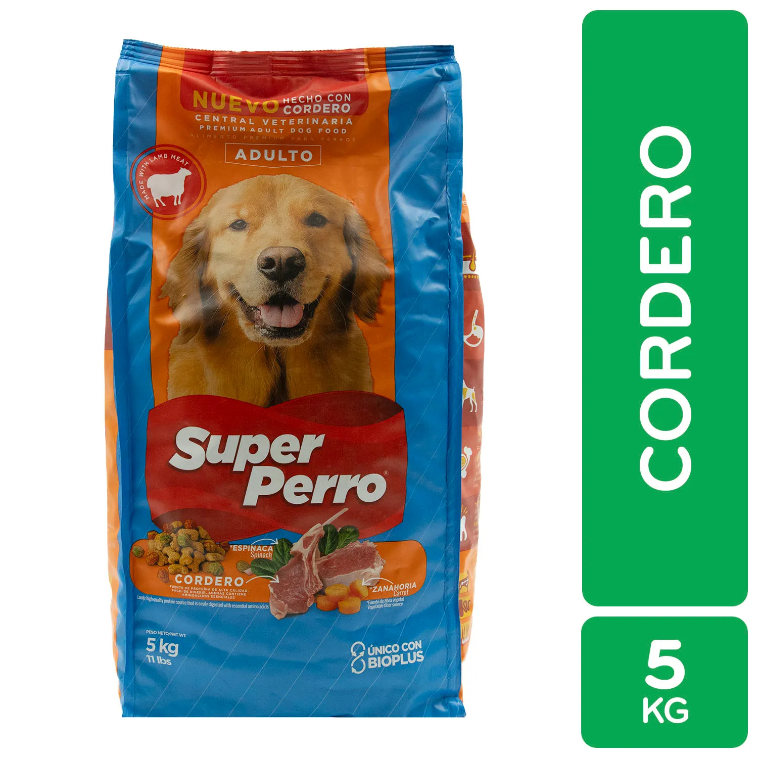 Alimento Perro Adulto Seco Cordero Super Perro